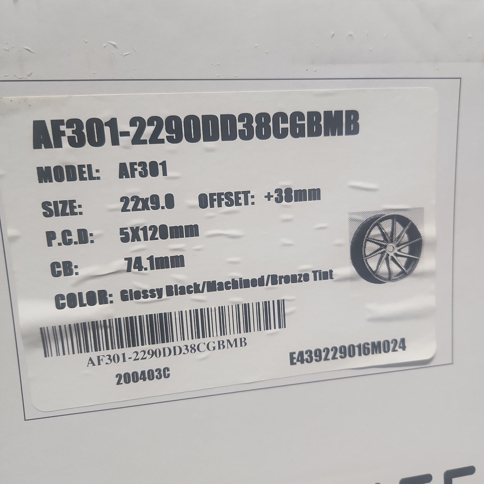 ALFINA AF301 22X9  5X120