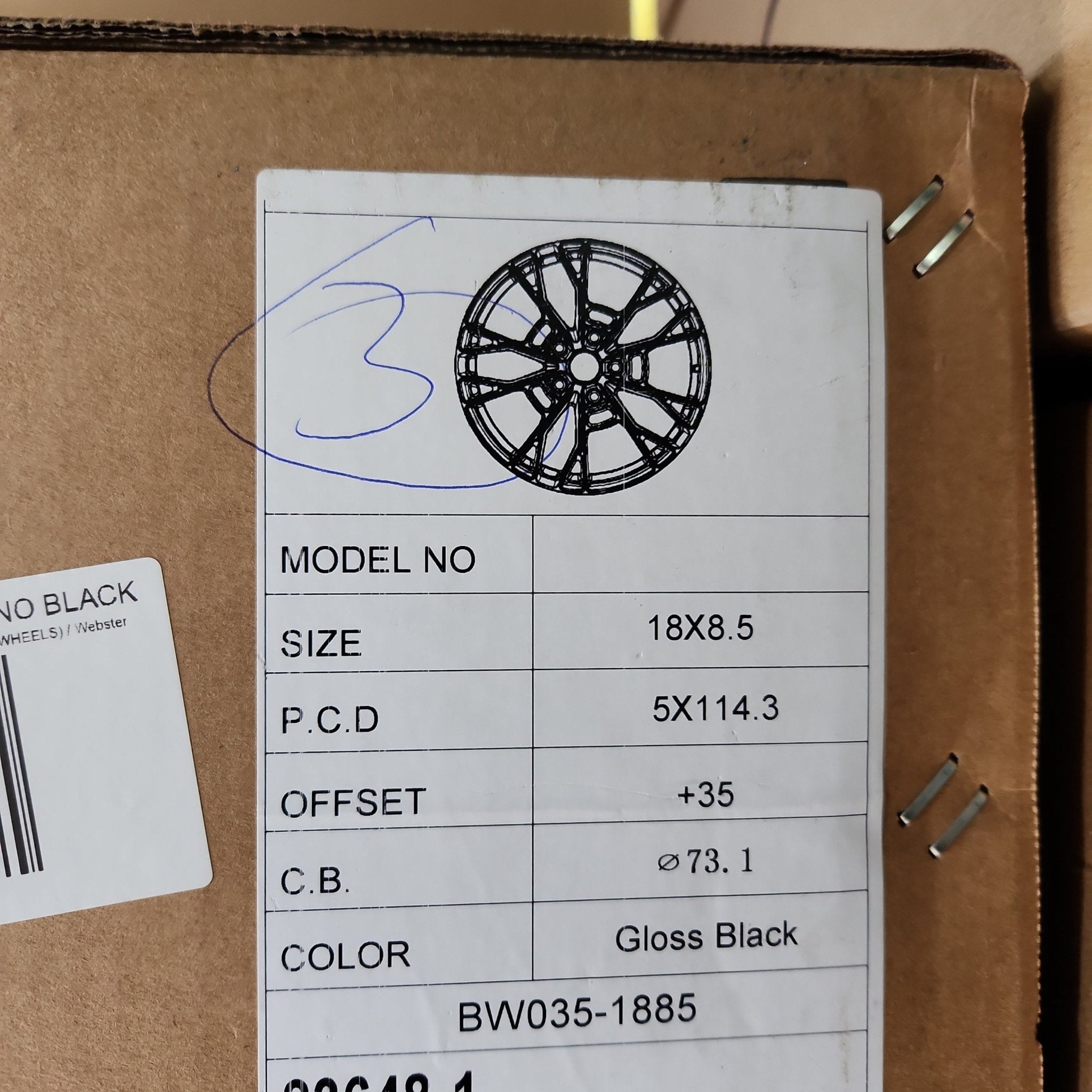 ZS-35 18x8.5 5x114.3 PIANO BLACK