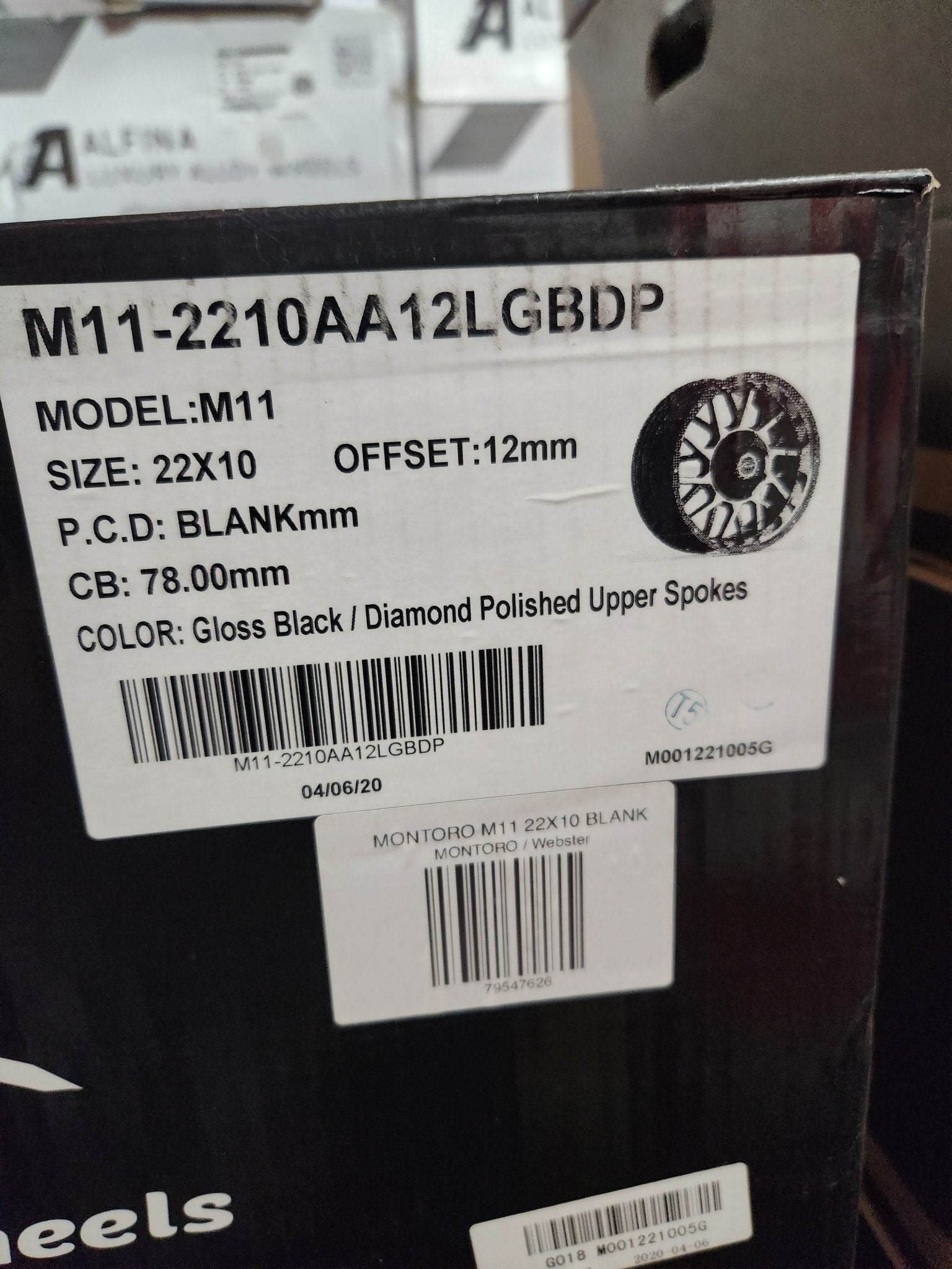 MONTORO M11 22X10 BLANK