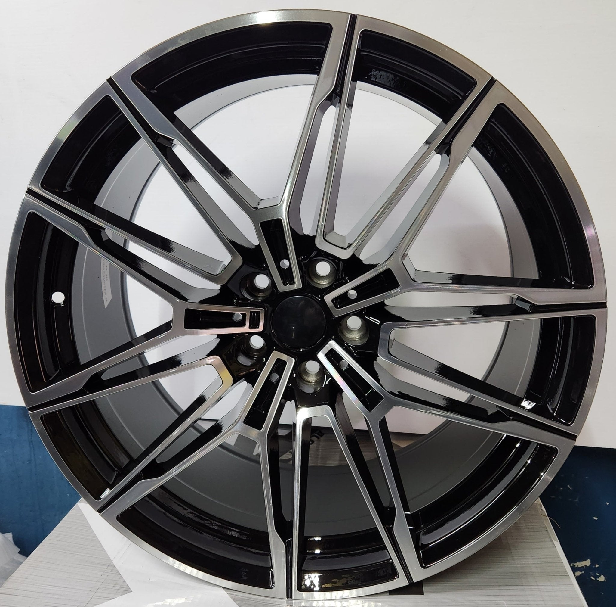 WHEELS - 871 20x9.5 5x112 black MACHINED FACE