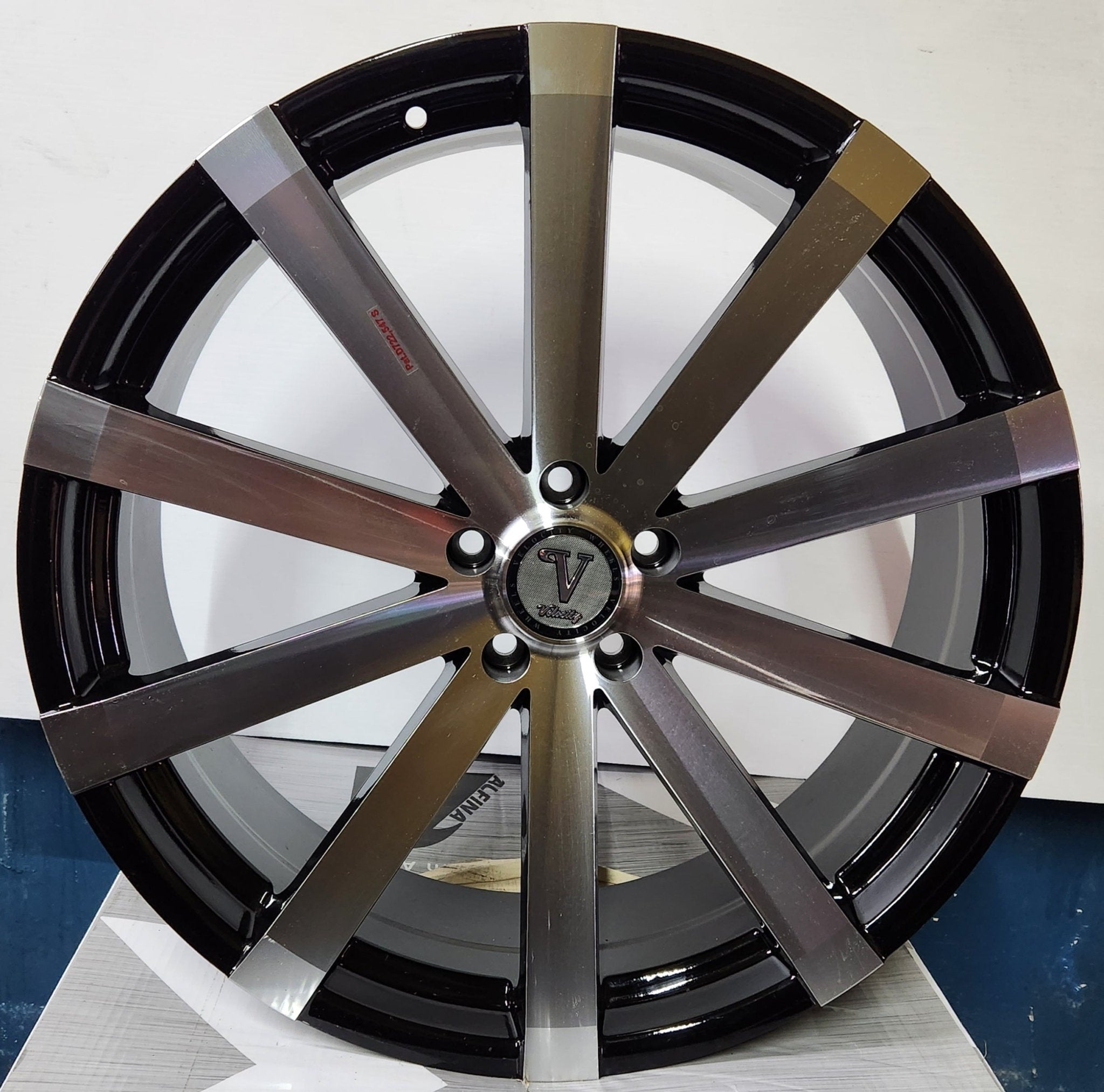 Velocity VW12AN 20X8.5 5X4.5 BLACK + MACHINED