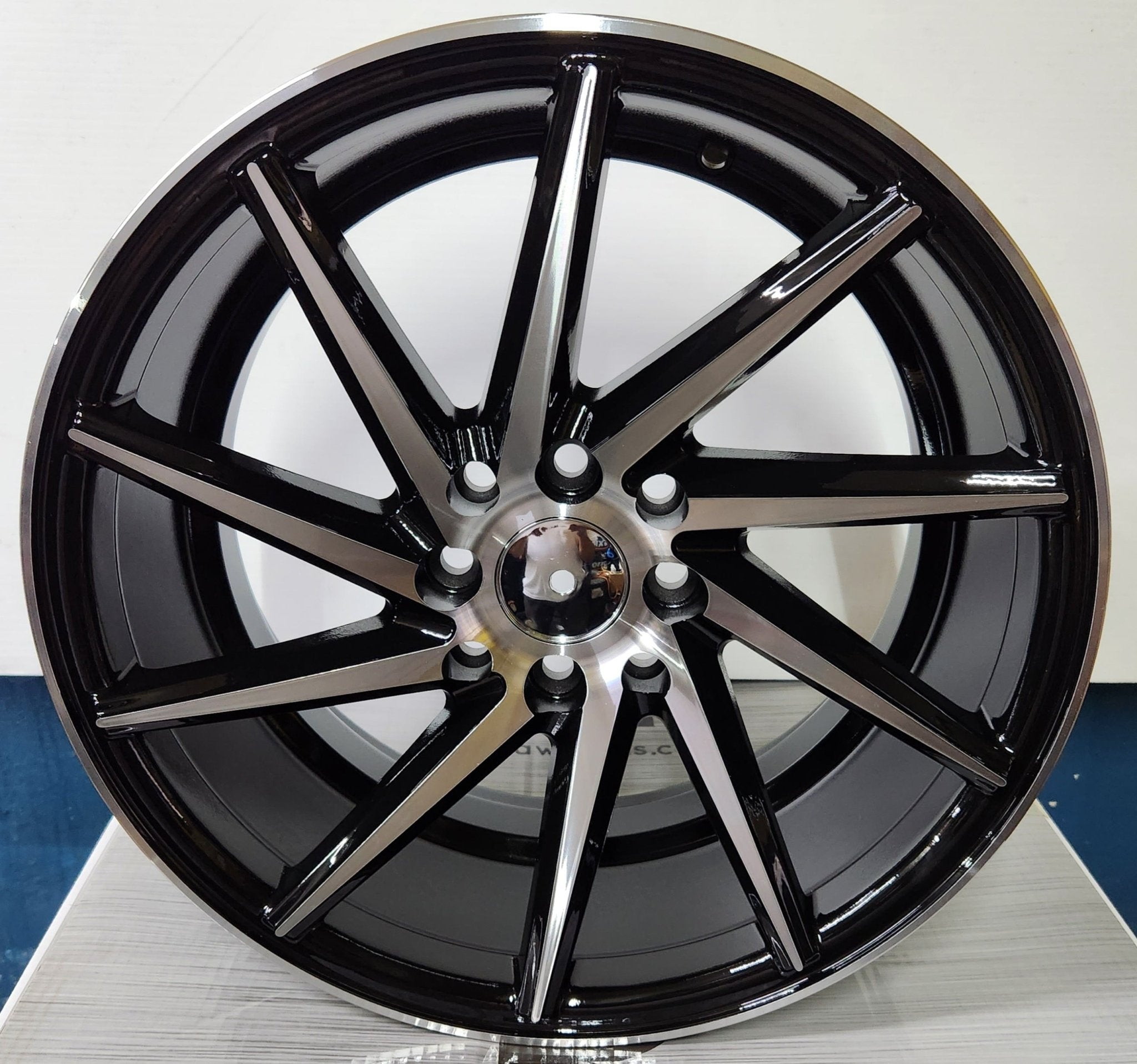 RAPIDASH RD21 16X7.25 4X100 4X114.3 PIANO BLACK MACHINED FACE