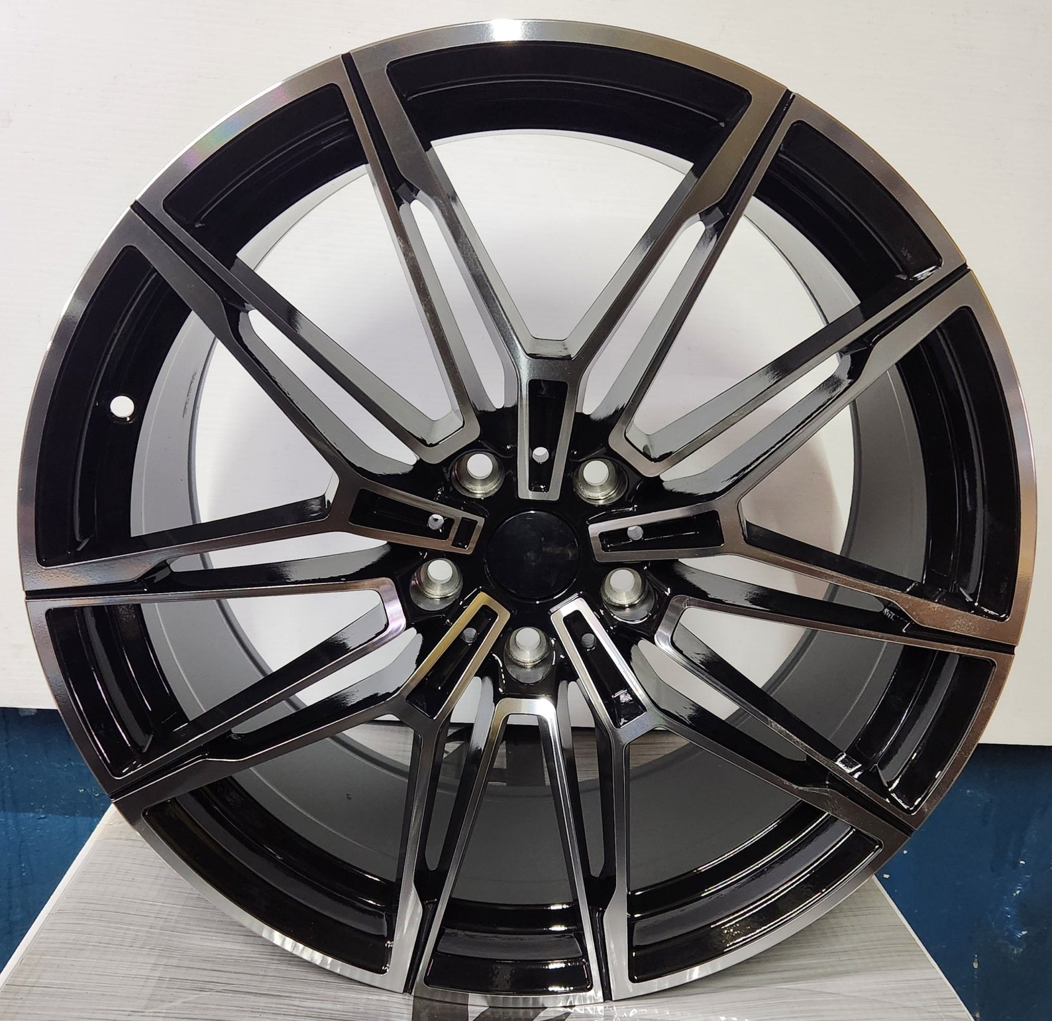 WHEELS - 0294 20x8.5 5x120 BLACK MACHINE FACE