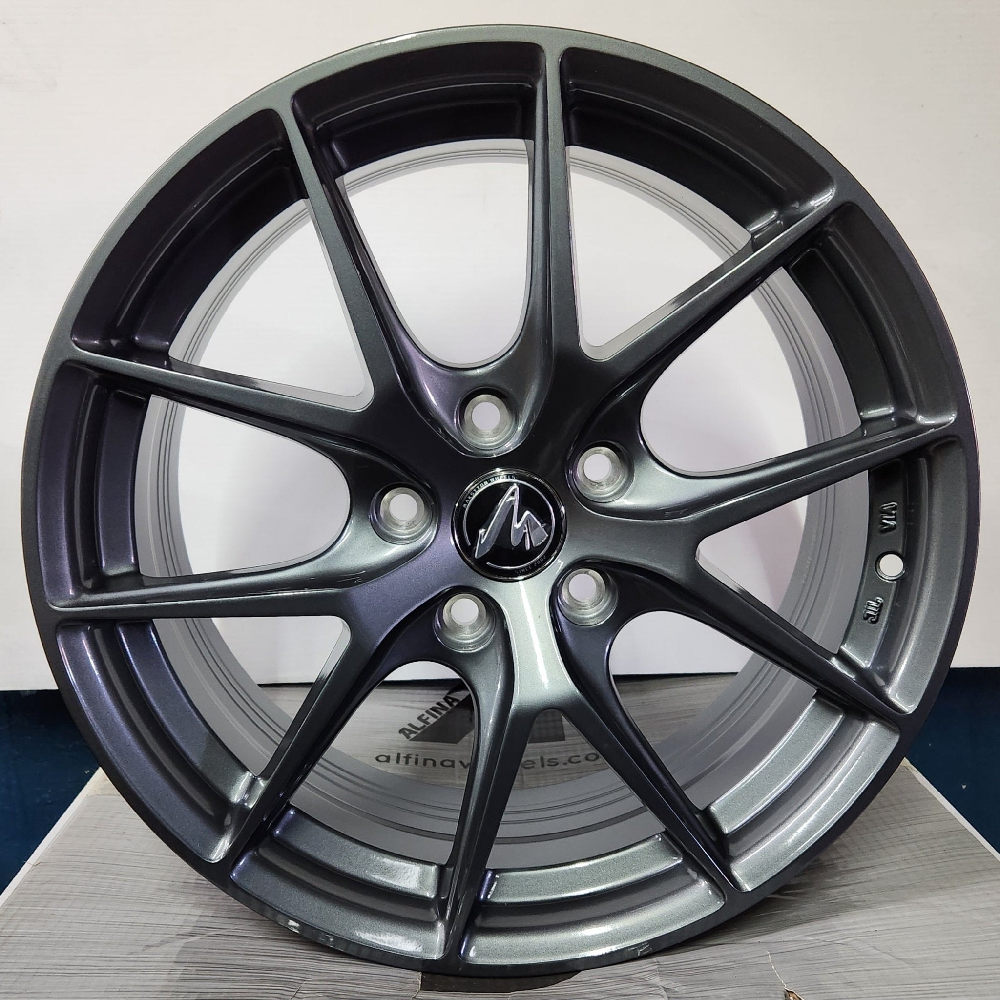 MAKSTTON 669 17X7.5  5X4.5  GUN METAL