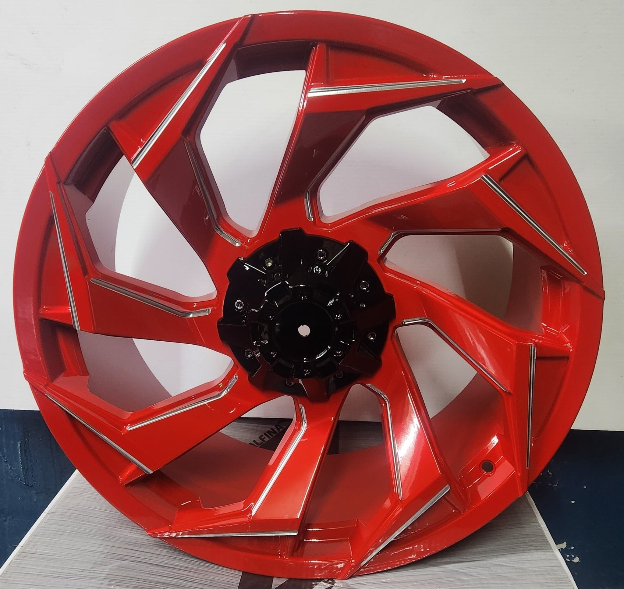 WILDCROX X137 20X9.0 6X139.7 RED MILLING
