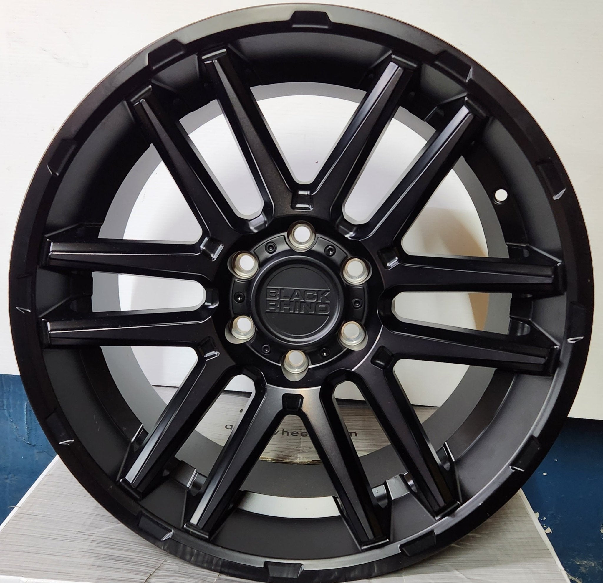 BR TOMOHAWK 20X9 6X135 BLACK MACHINED FACE
