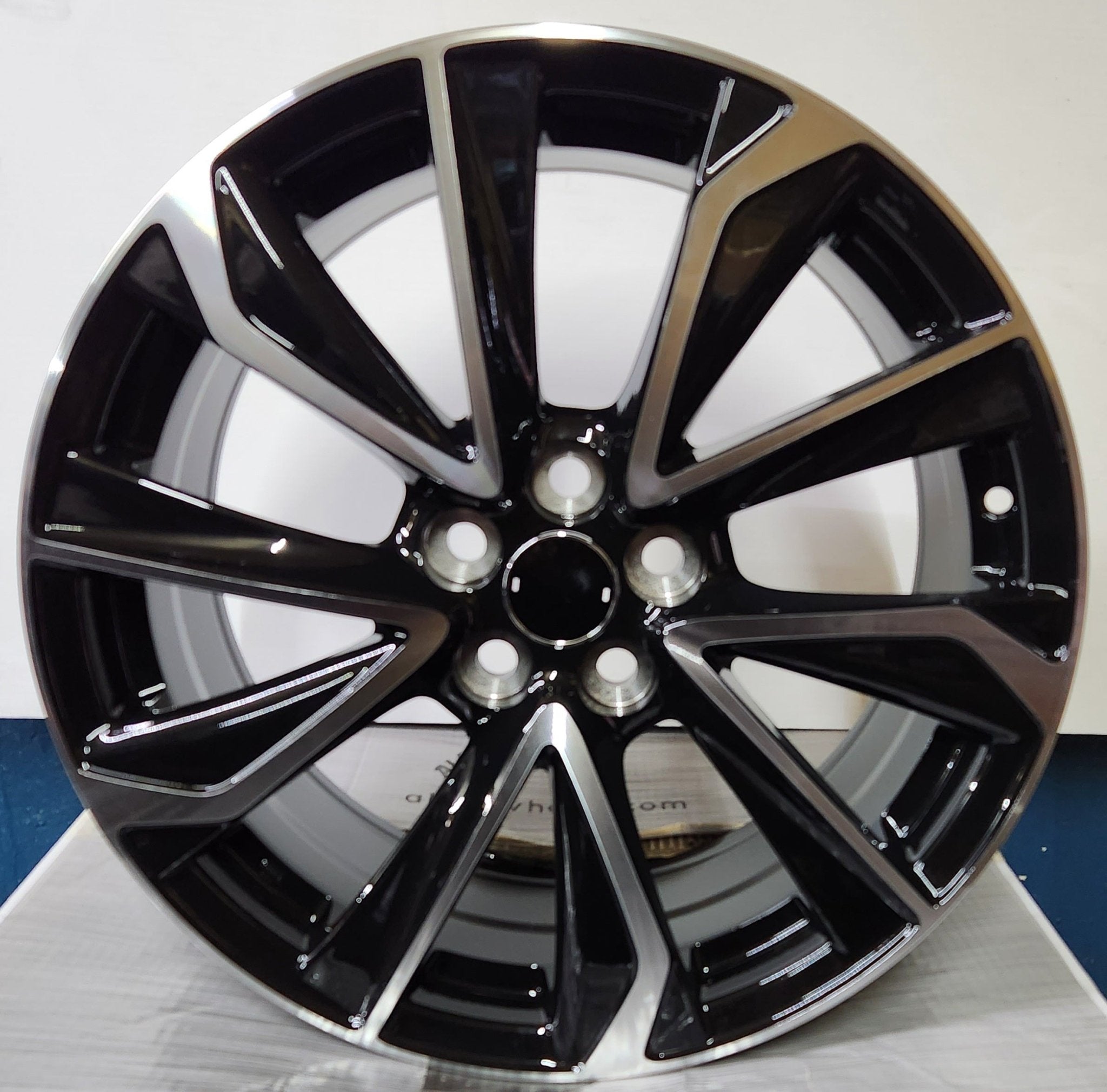 U94 WHEELS 17x7.5 5x100 GLOSS BLACK MACHINED FACE