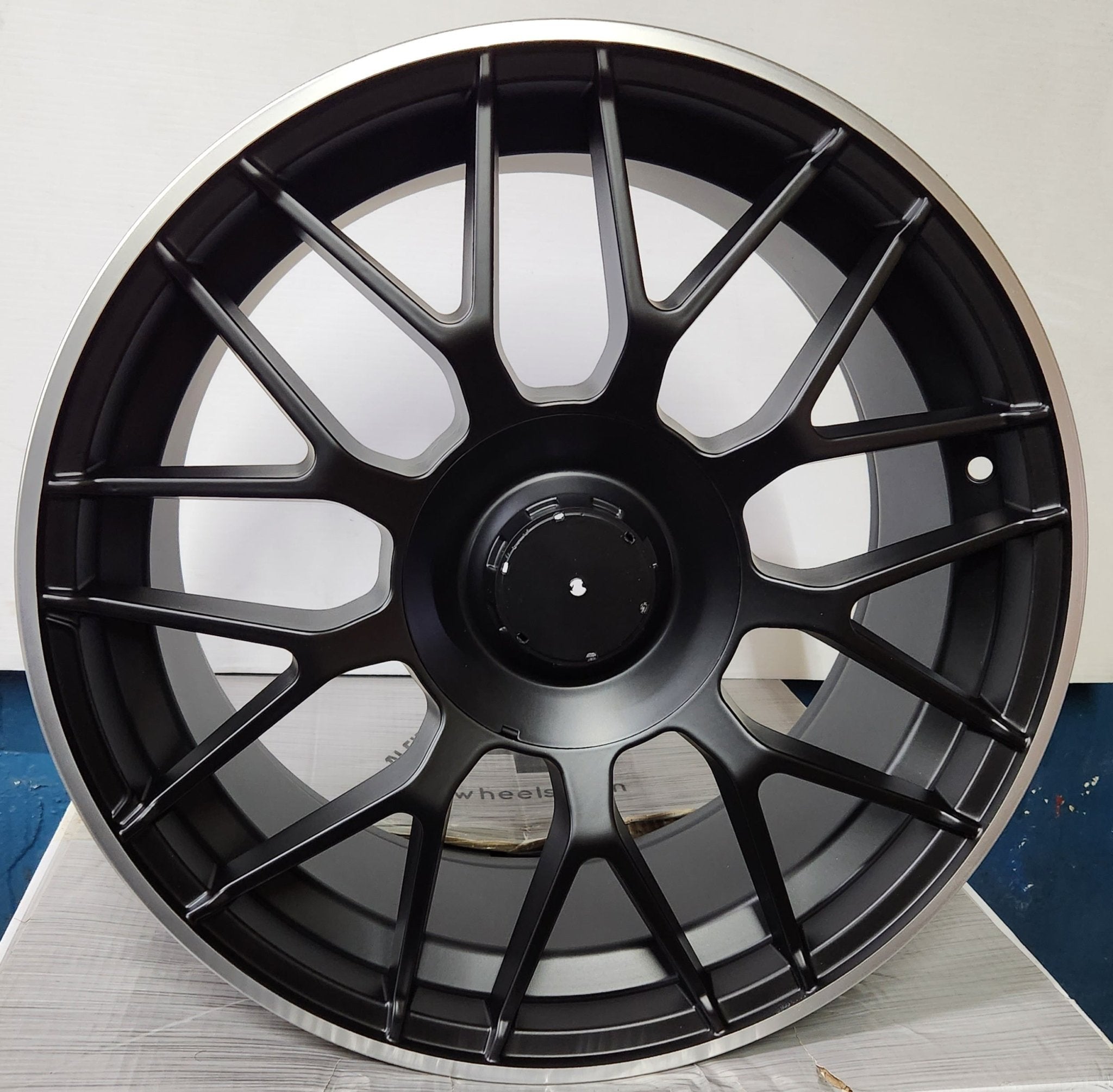 OE-REW020-8 18x8.5 5x112 MATTE BLACK MACHINED RING