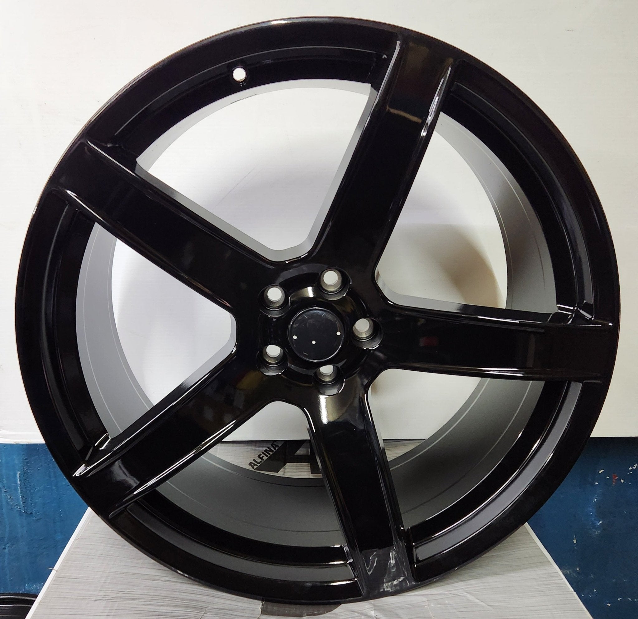 HELLCATII-ZS5507 22x9.5 5X115 GLOSS BLACK