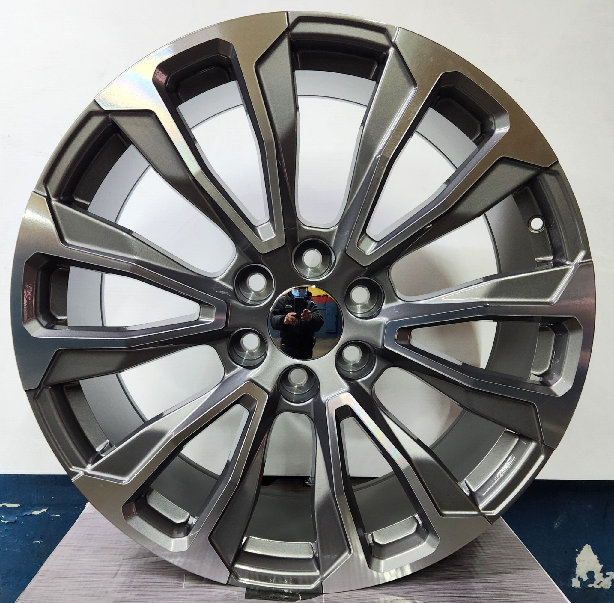 REP204 26X10 6X139.7 GUNMETAL MACHINE FACE