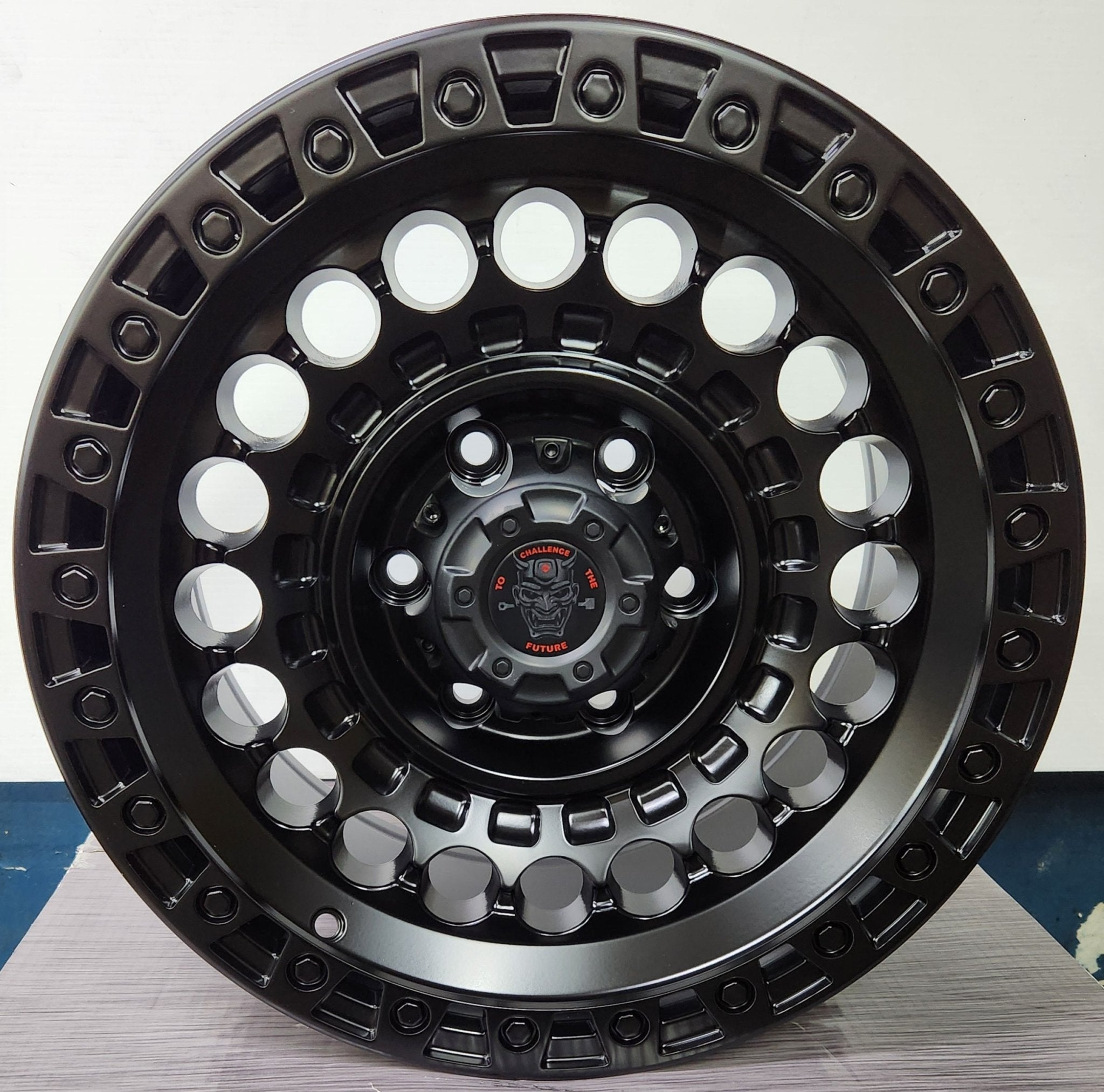 SHOGUN-JT220-6 16x8.5 6x139.7 MATTE BLACK