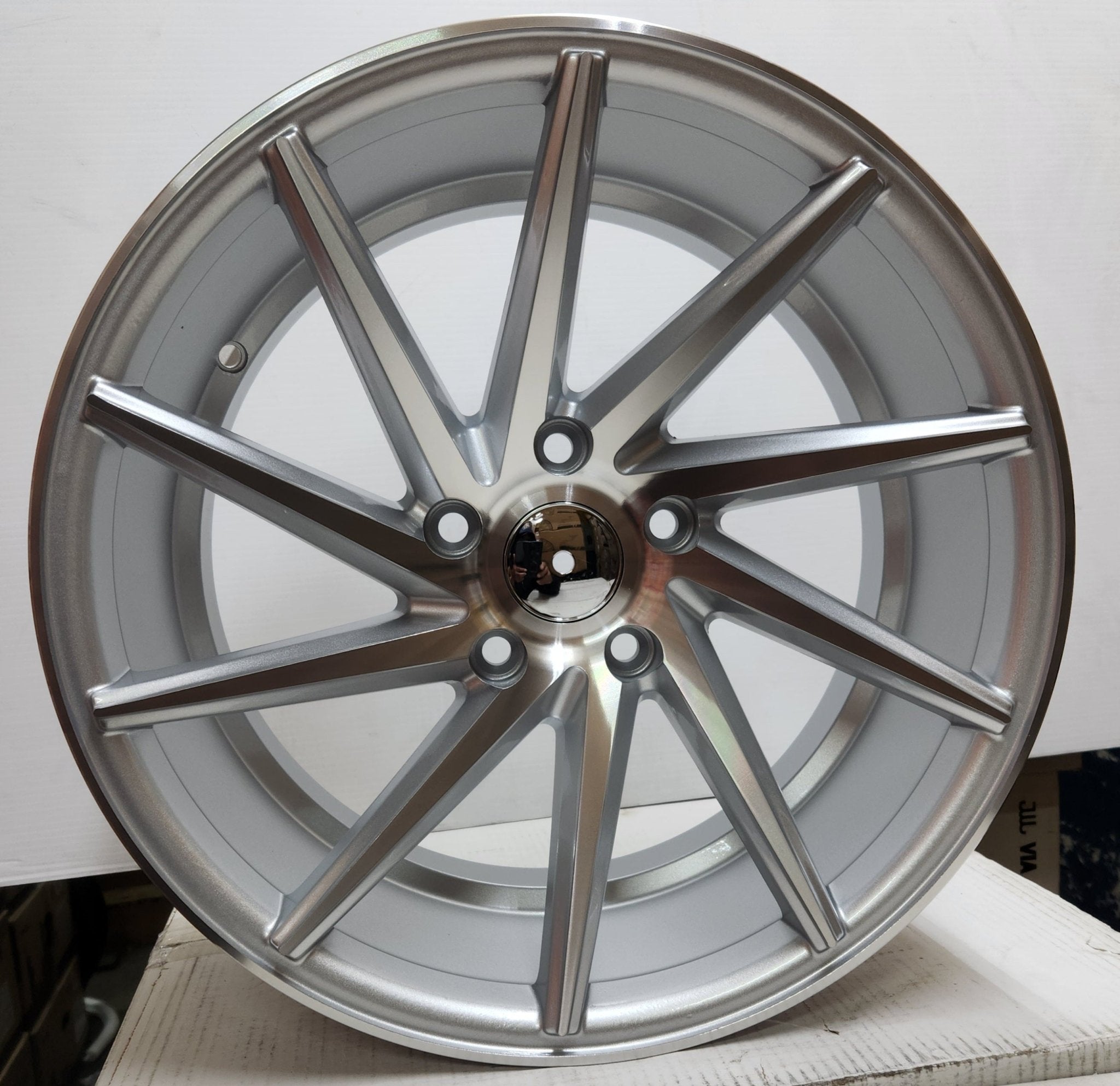 RAPIDASH PW-RD21 17X8 5X4.5 SILVER MACHINE FACE