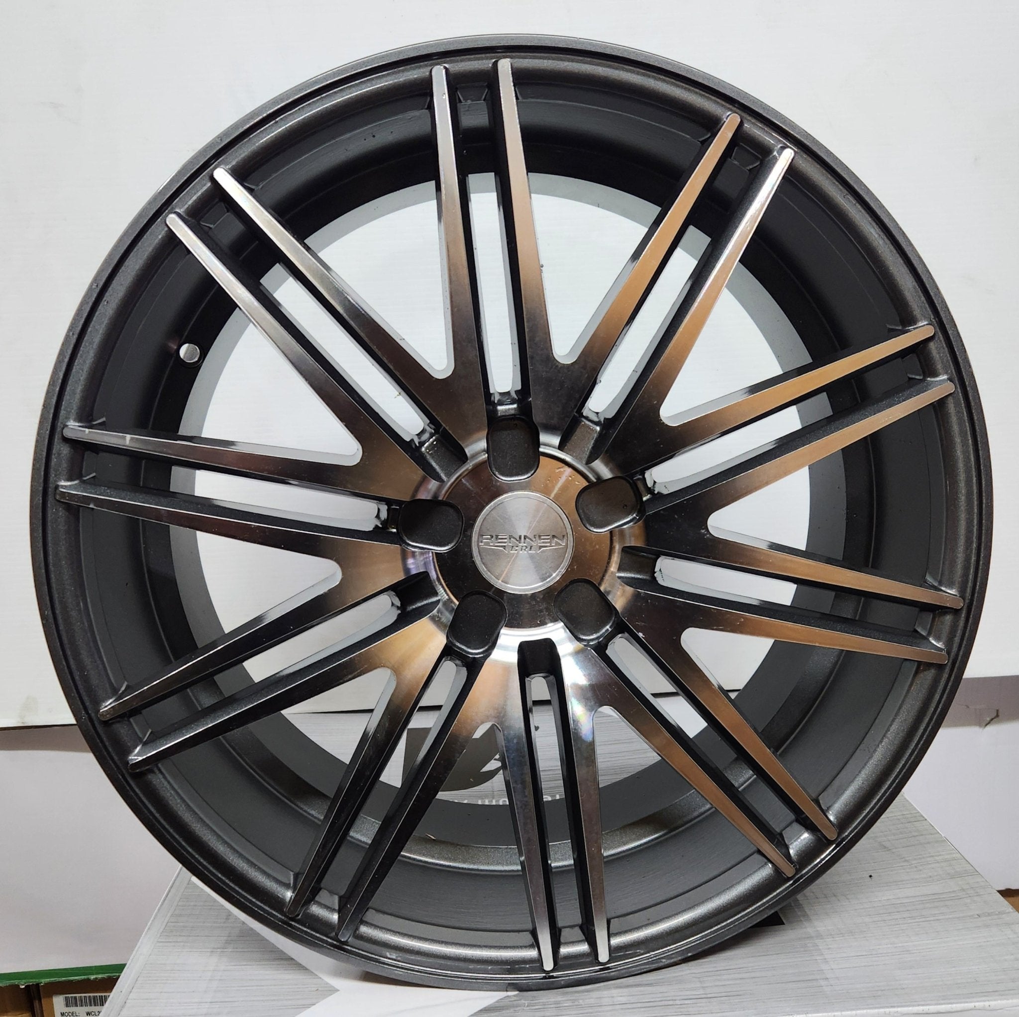 RENNEN 20X8.5 BLANK GUN METAL MACHINED