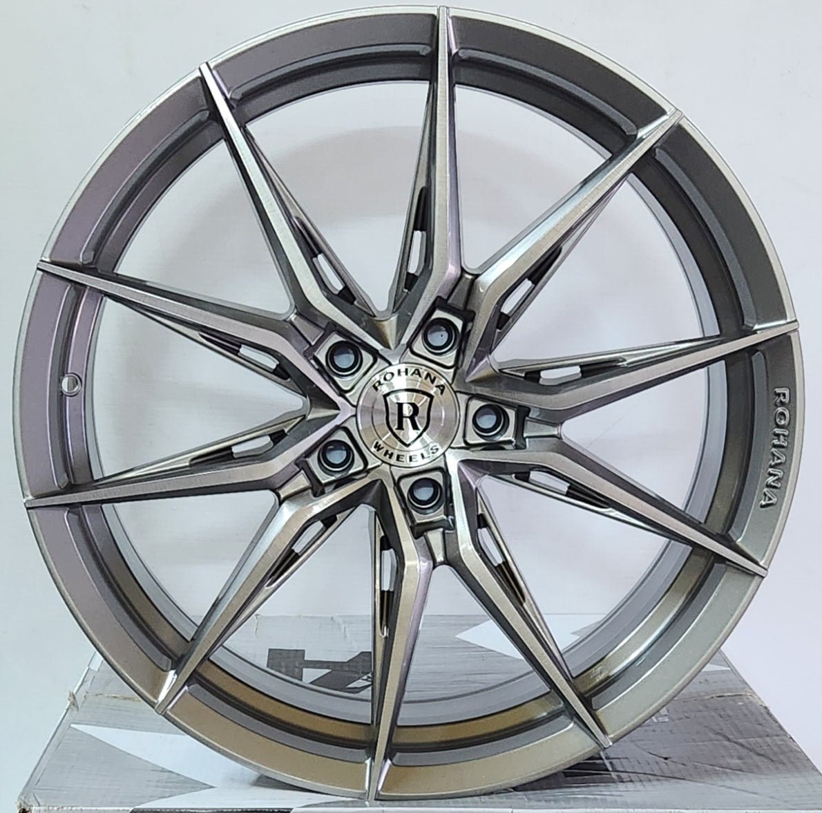 ROHANA RFX13 20x10 5x120 BRUSHED TITANIUM