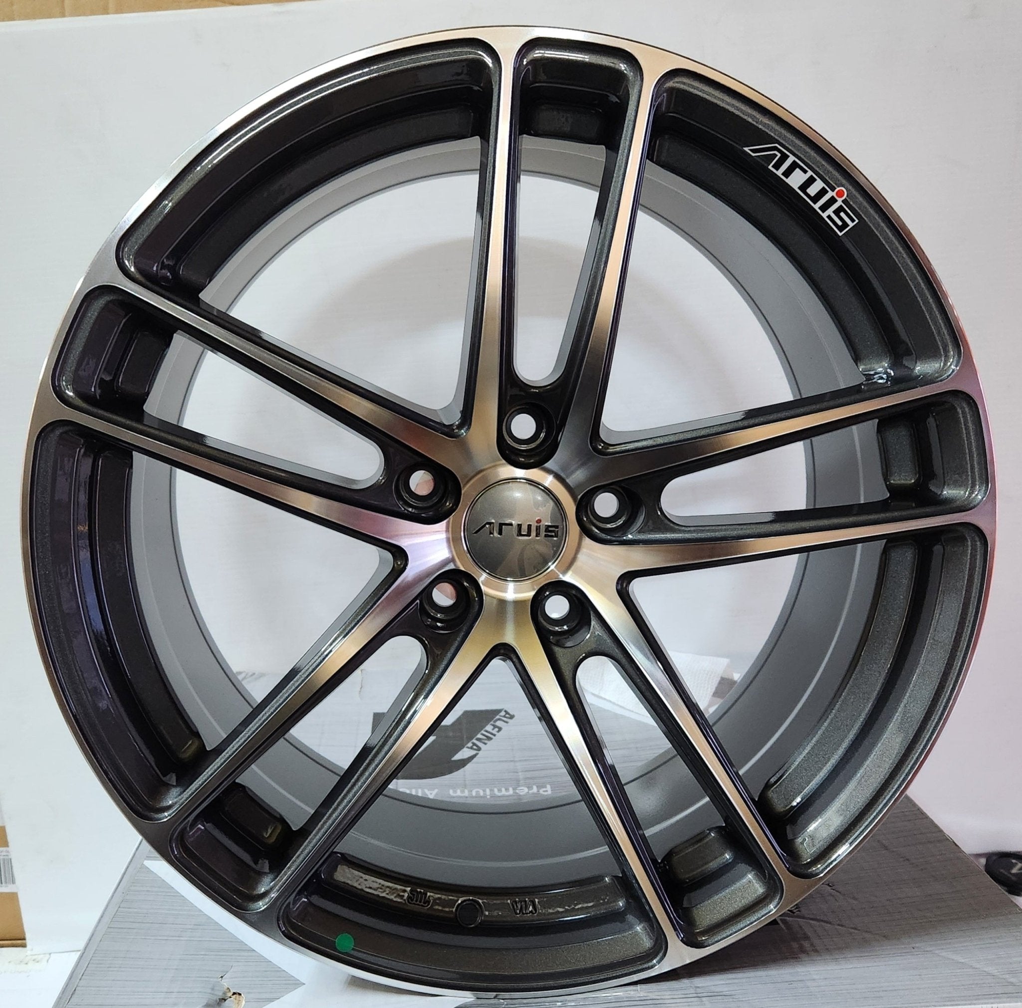 PEGASUS AS77 19X8.5 5x120 GUNMETAL MACHINED FACE