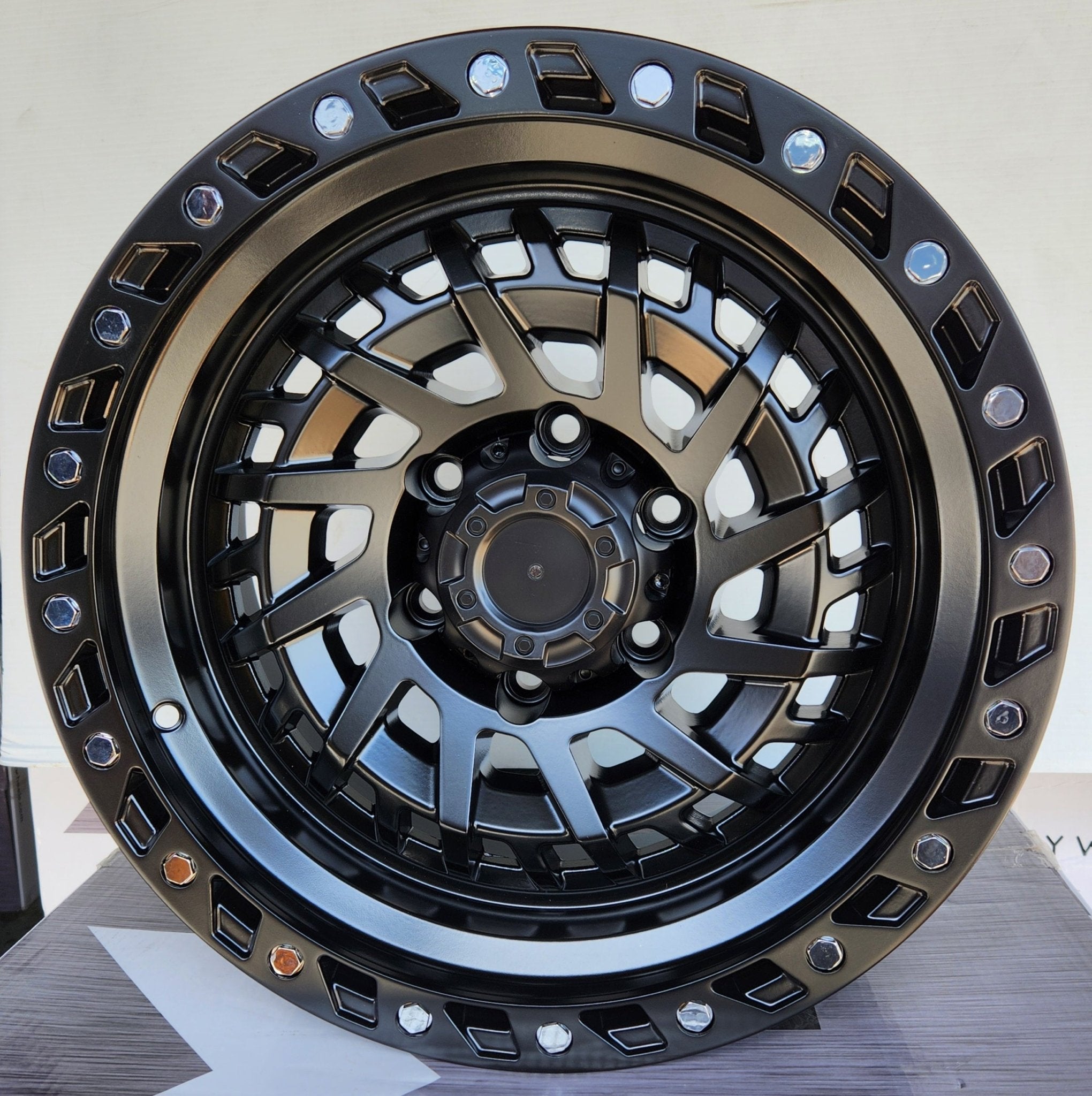 SHOGUN-JT195-7 17x9.0 6x139.7 MATTE BLACK