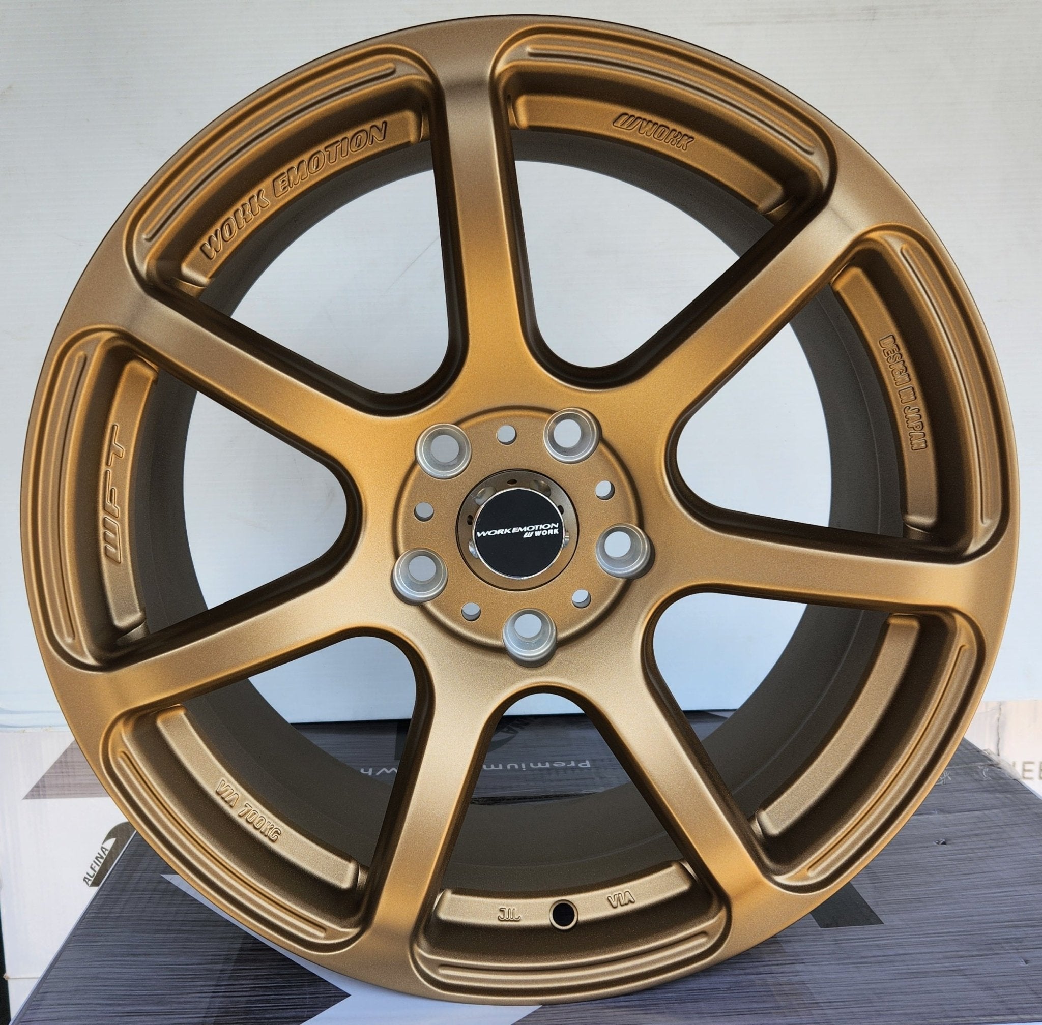 OE-YX117 1008 EMOTION T7R STYLE 17x8.0 5x112  5x114.3 MATTE BRONZE