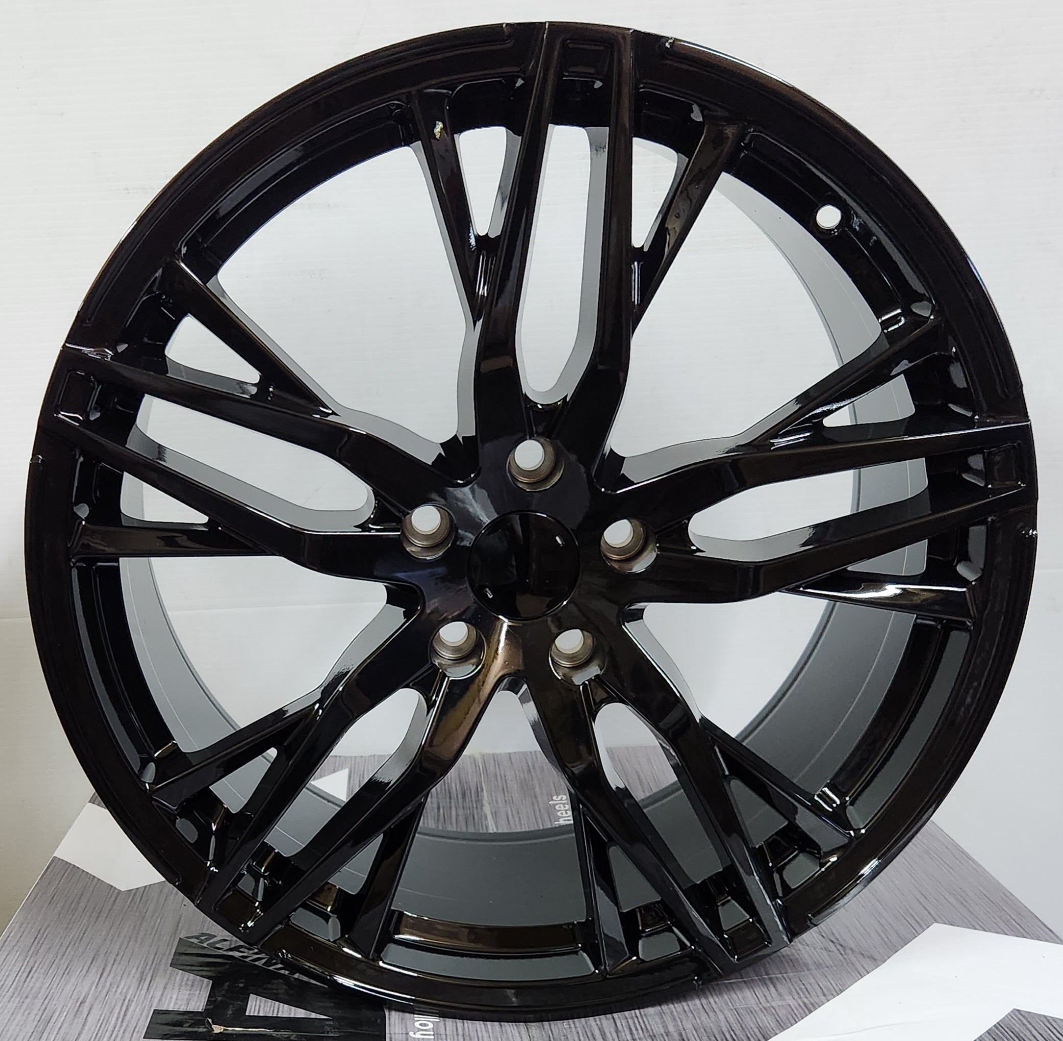 ZS070 ACCORD STAR SHAPE 19x8.5 5x114.3 GLOSS BLACK