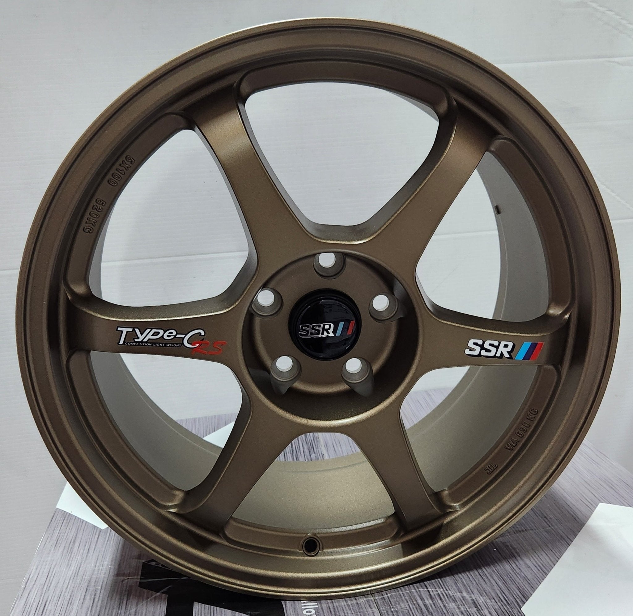 ZS201 ZS451 TYPE-C STYLE 18x8.5 5x112 / 5x114.3 MATTE BRONZE