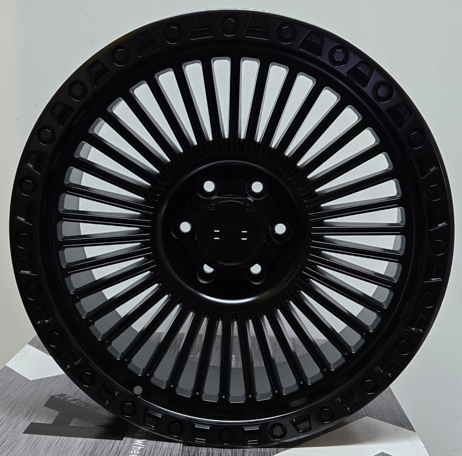 SHOGUN FBX086-20 20x9.0 6x135 GLOSS BLACK MILLING WINDOW AND RIVETS