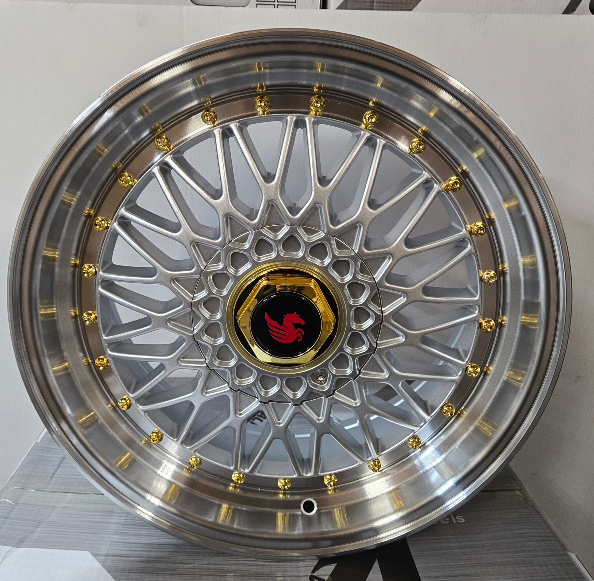 PW-RD10 17X7.5 5X120 5X114.3 SILVER MACHINED LIP