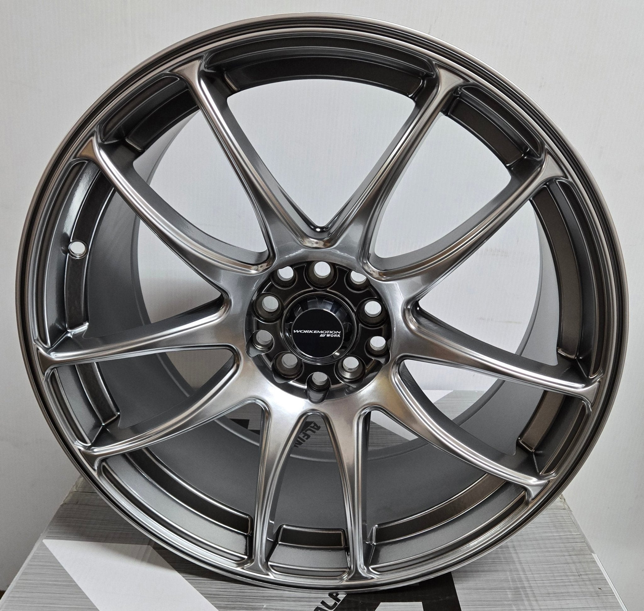 OE-0063 WORK EMOTION REP 18x8.5 5x100 5x112 5x114.3 HYPER BLACK