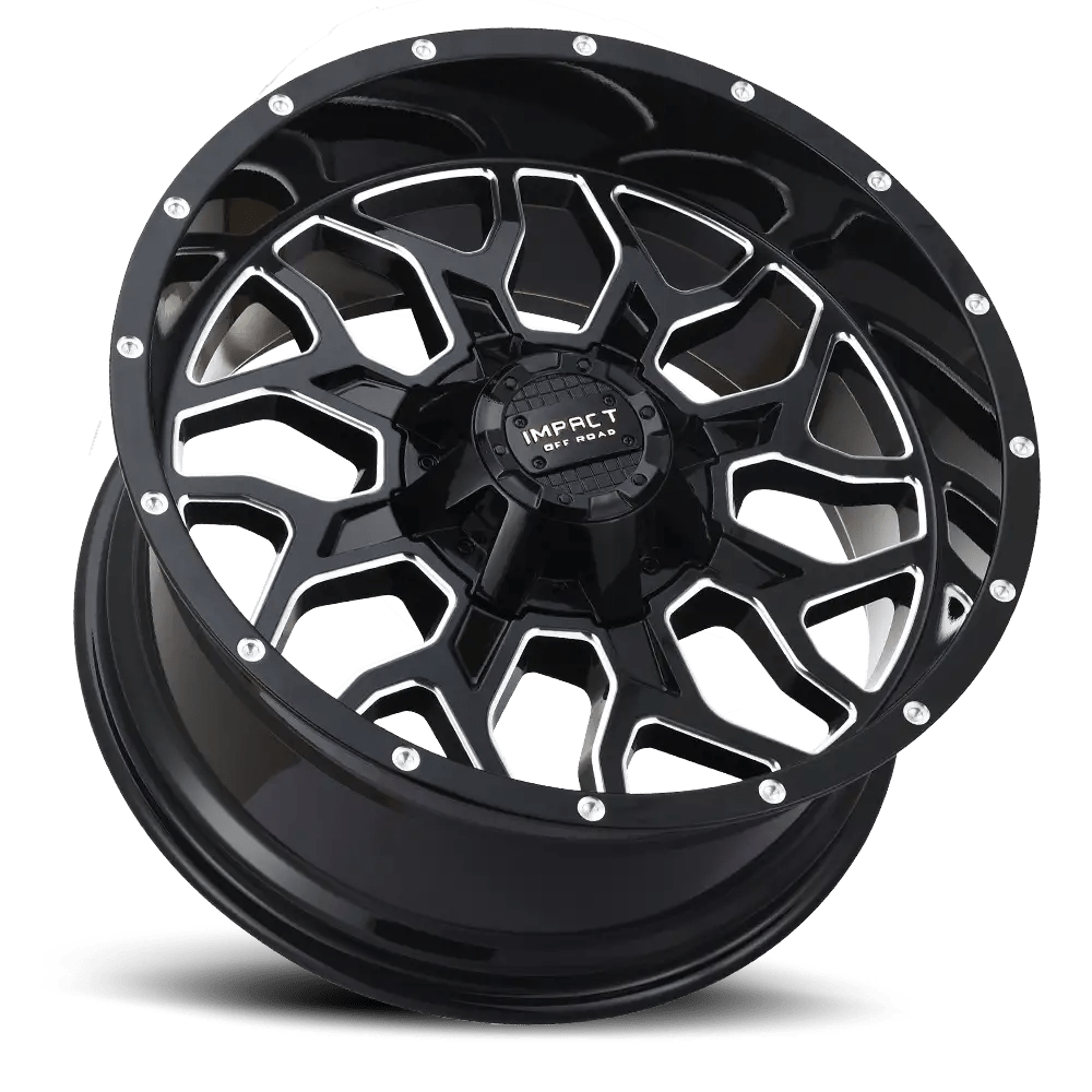 IMPACT OFF ROAD  813 20X10  5x139.7 - 5X150 GLOSS BLACK MILLING WINDOWS
