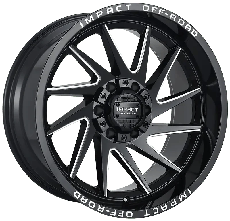 IMPACT OFF ROAD  824  20X10 5X127  PIANO BLACK W WILLING WINDOWS