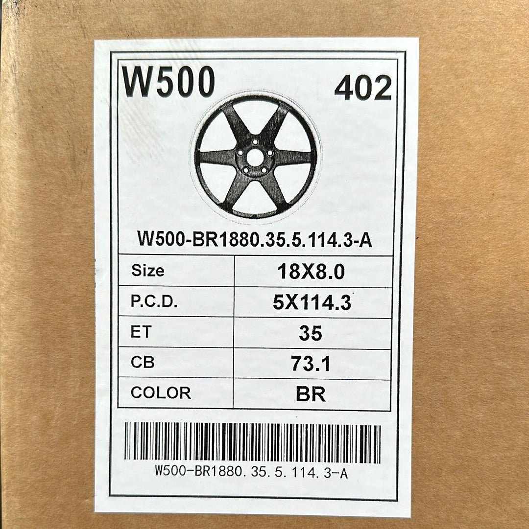 W500 18x9.0 5x114.3 BRONZE