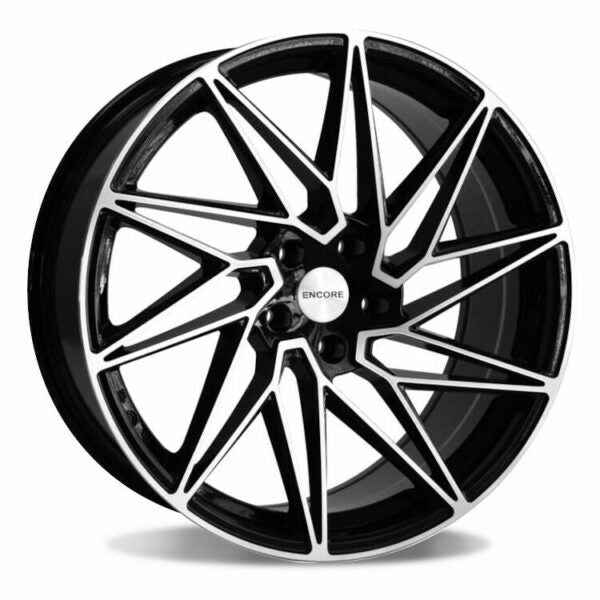 ENCORE U113 22x9 6x139.7 GLOSS BLACK MACHINE FACE