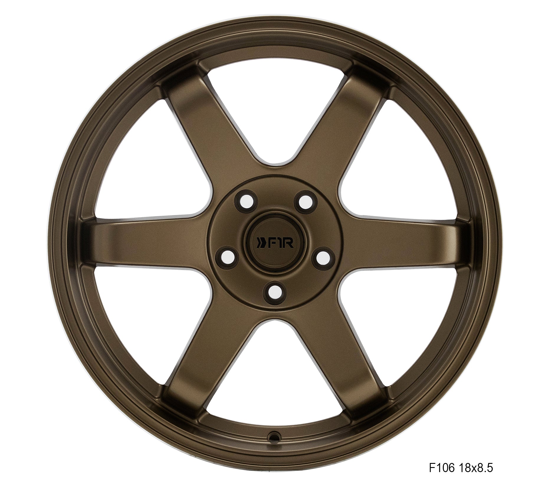 F1R F106 18X8.5 5X114.3 MATTE BRONZE