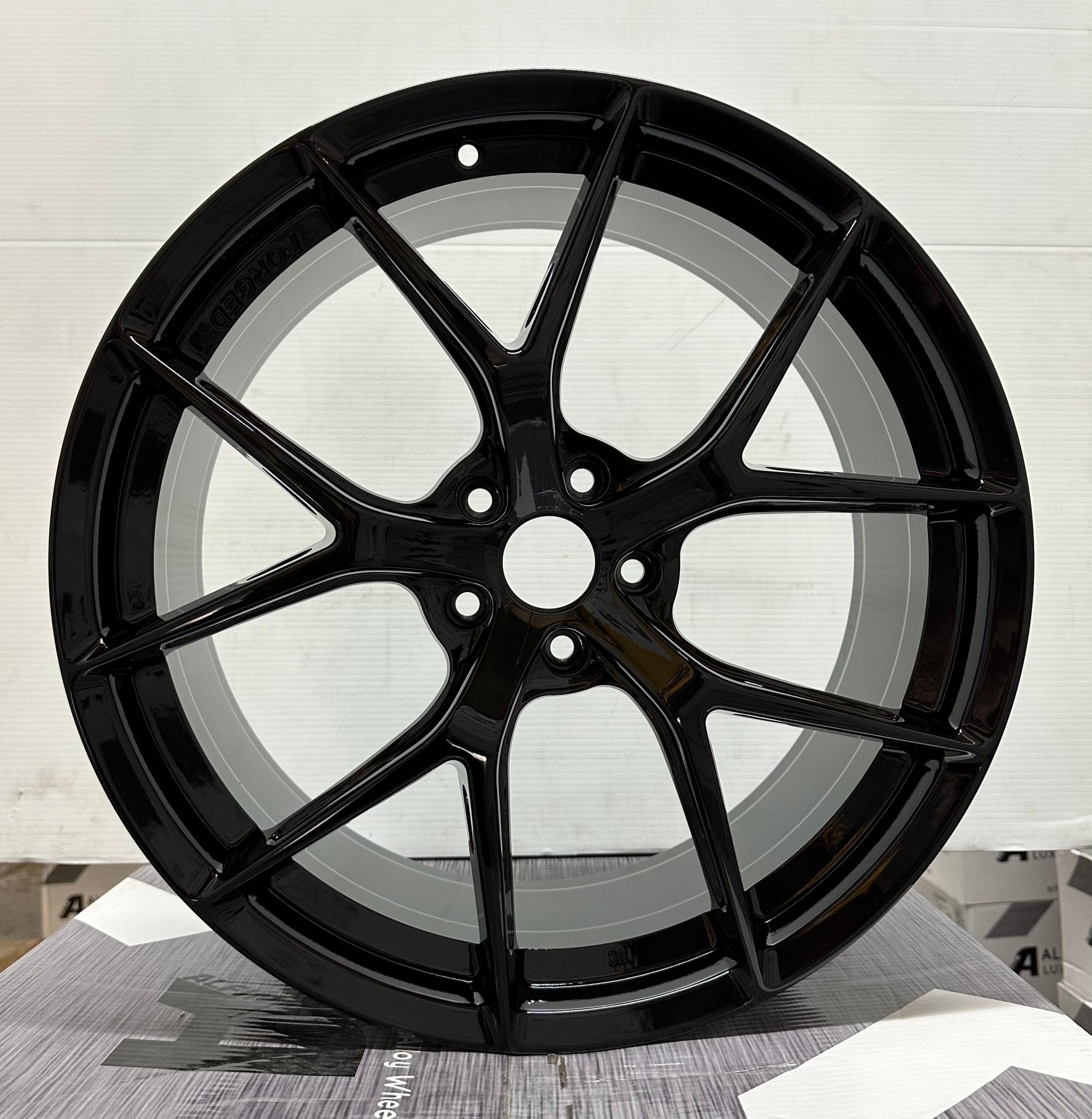 OE-5423 SR99 FI-R REP 20x9.0 5x112 / 5x114.3 GLOSS BLACK