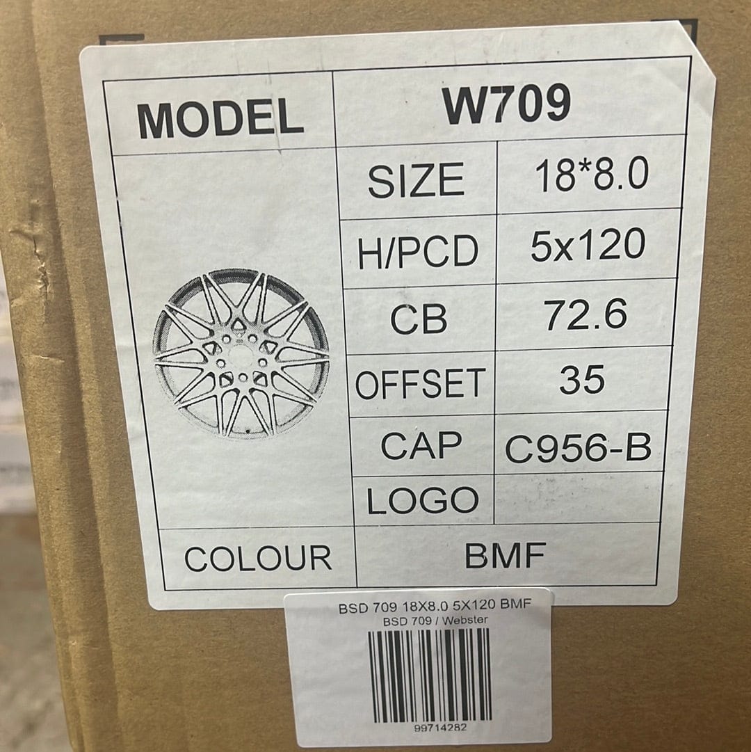 W709 18X8.0 5X120 BMF