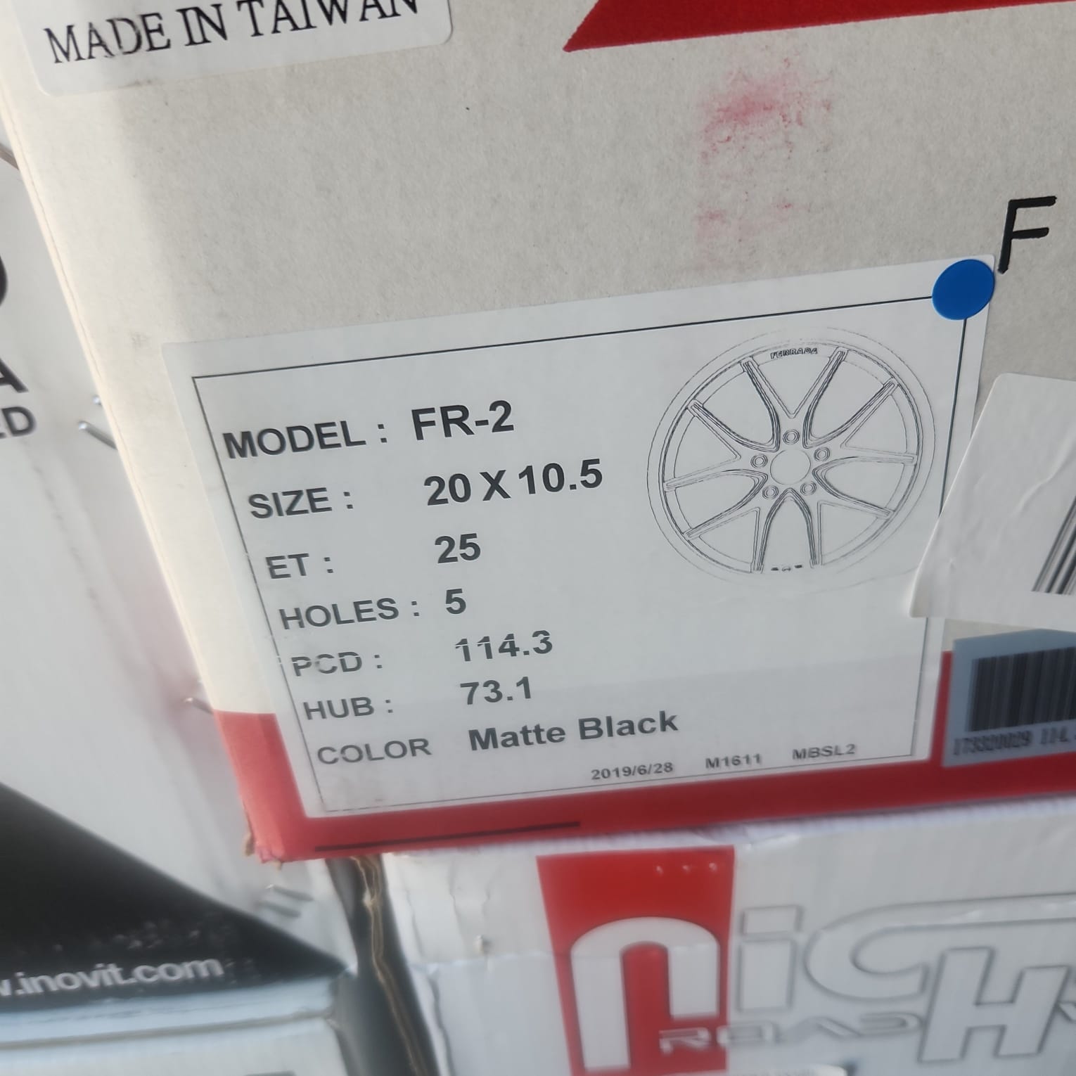 MHT M226 20X10.5 5X120