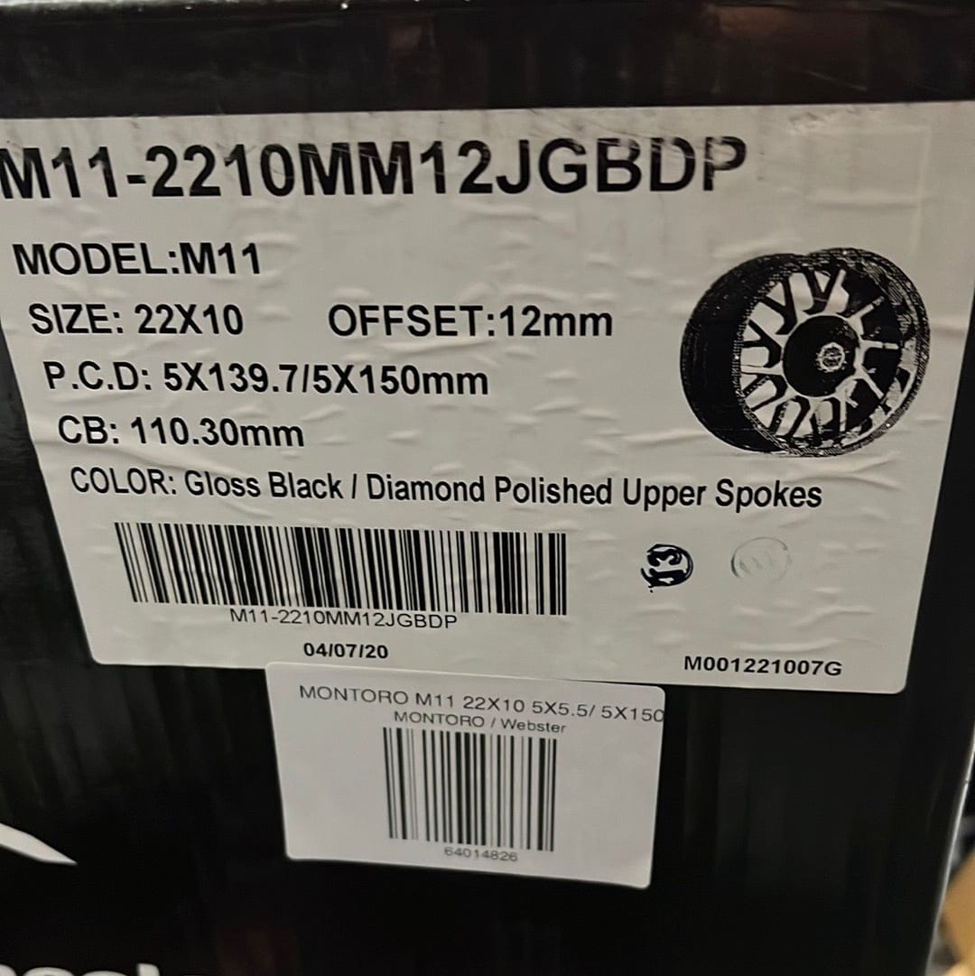 MONTORO M11 22X10 5X5.5/ 5X150