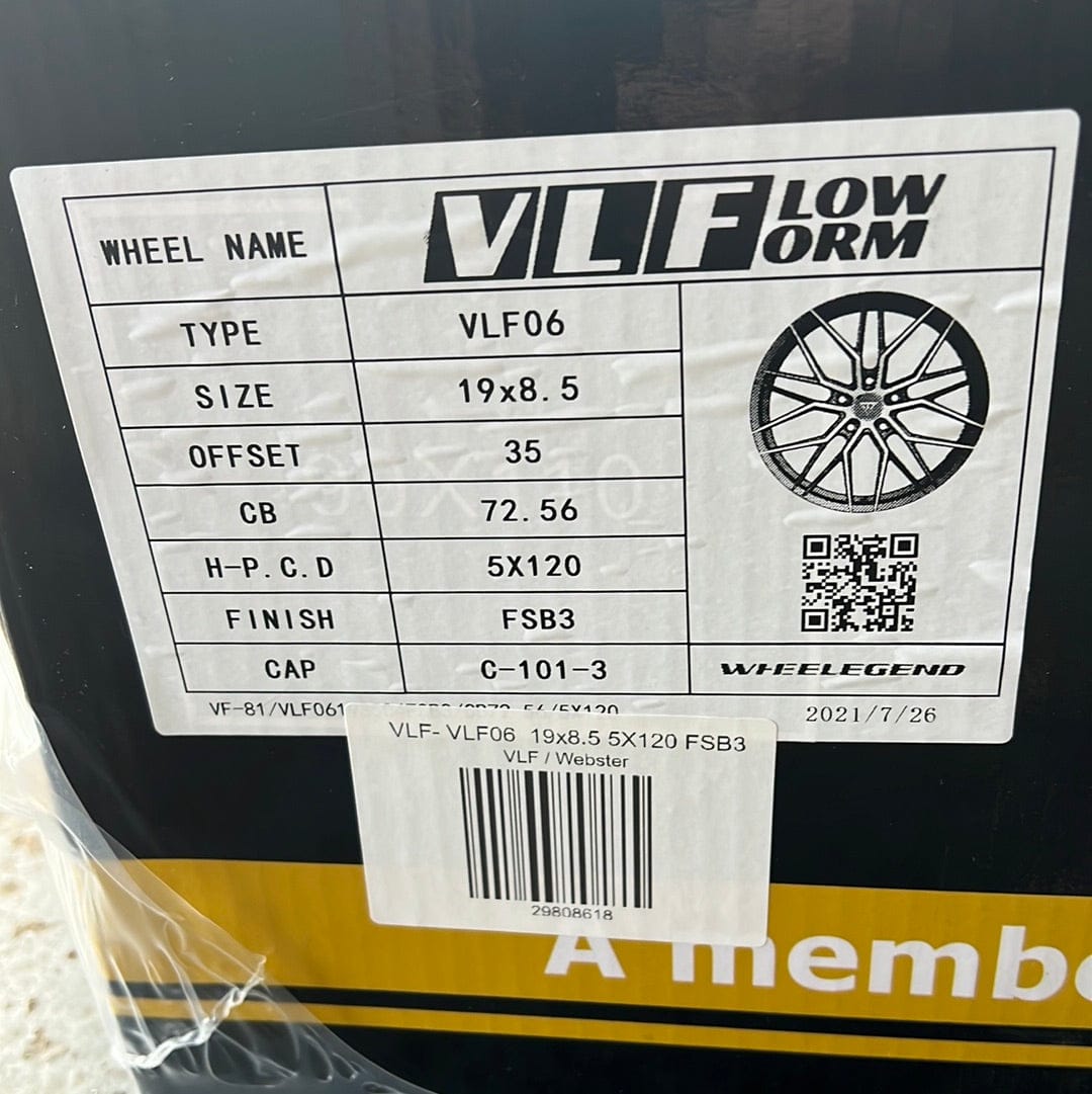 VLF- VLF06  19x8.5 5X120 FSB3