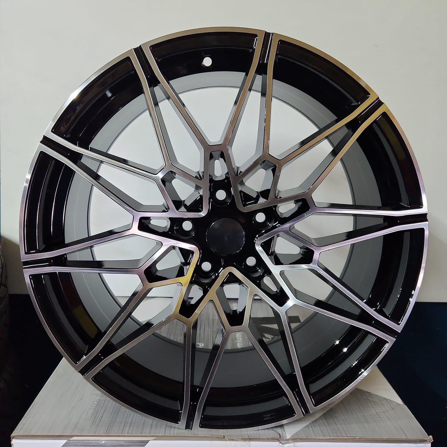 PW-TP10 WHEELS 20x9.5 5x120 BLACK MACHINE FACE