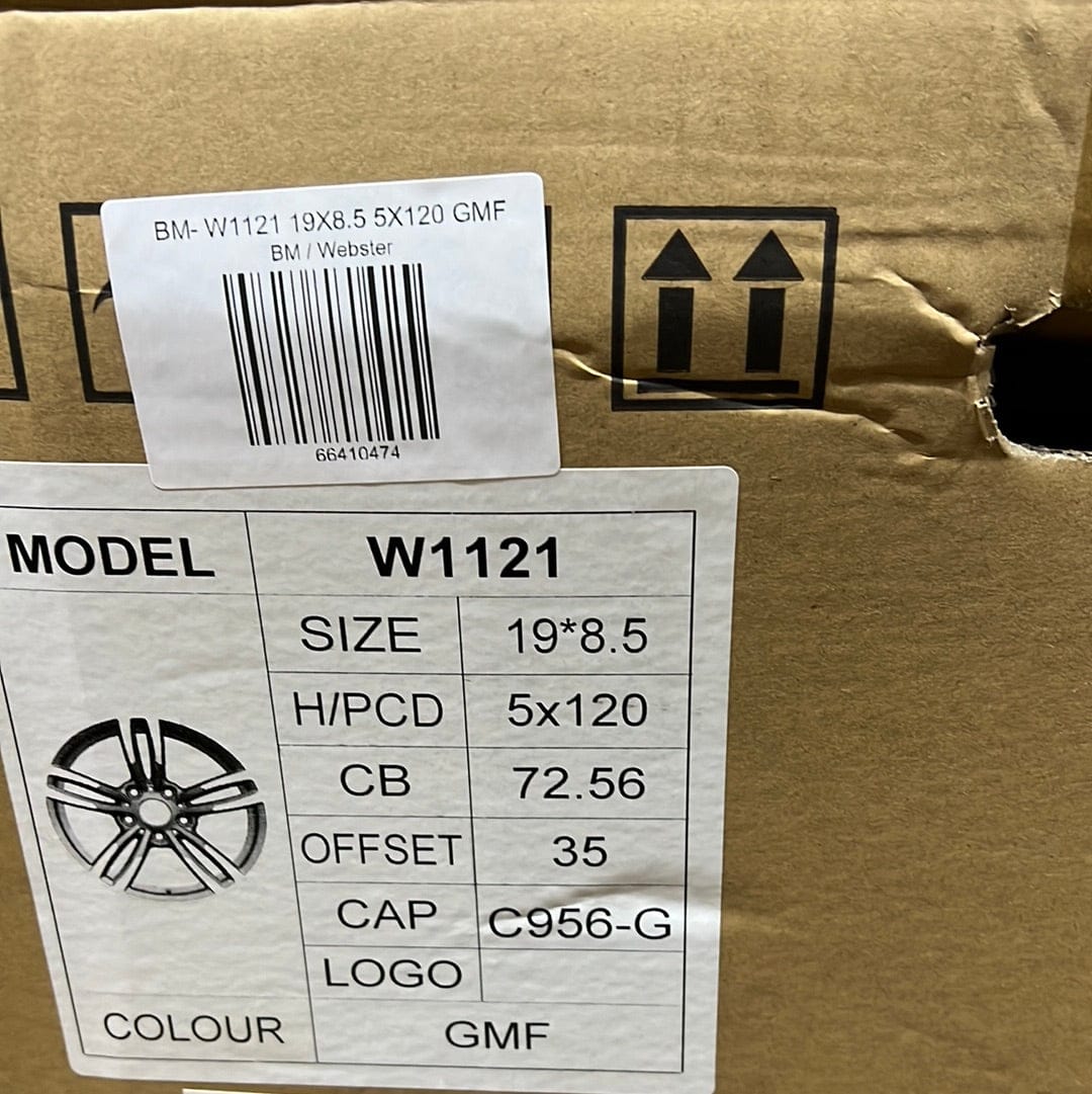 WHEELS - W1121 19X8.5 5X120 GMF