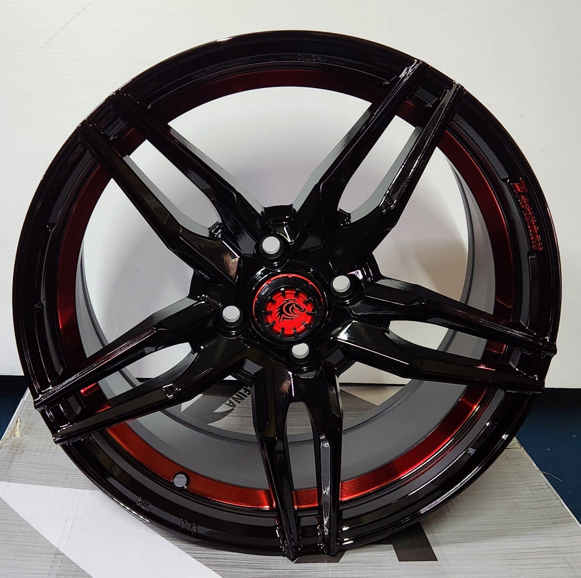 RAPIDASH RD-R1  15x7  4x100 BLACK REDUC MILL