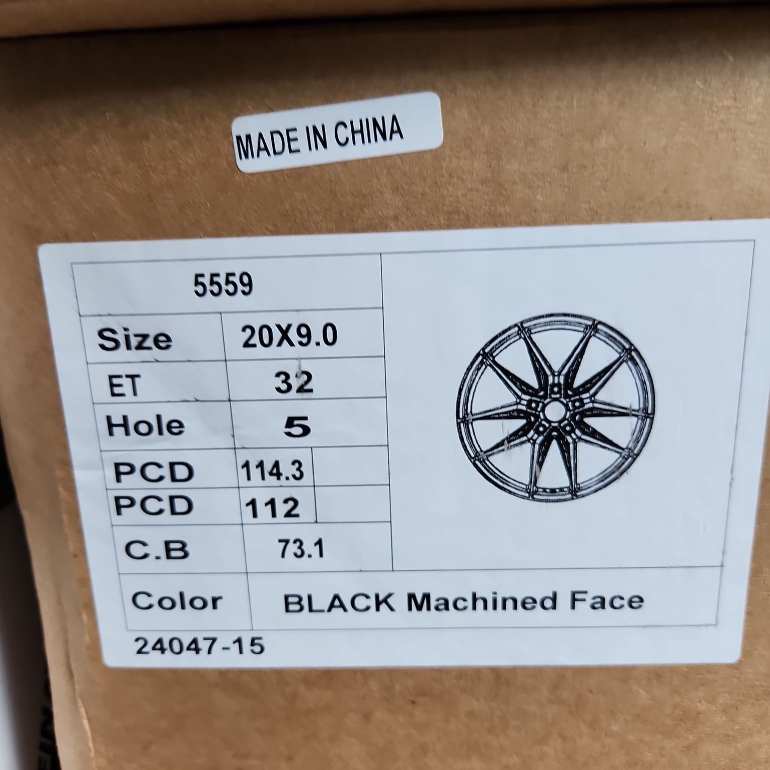 PEGASUS-5559 Si-04 20x9.0 5x112 5x114.3 BLACK MACHINE FACE