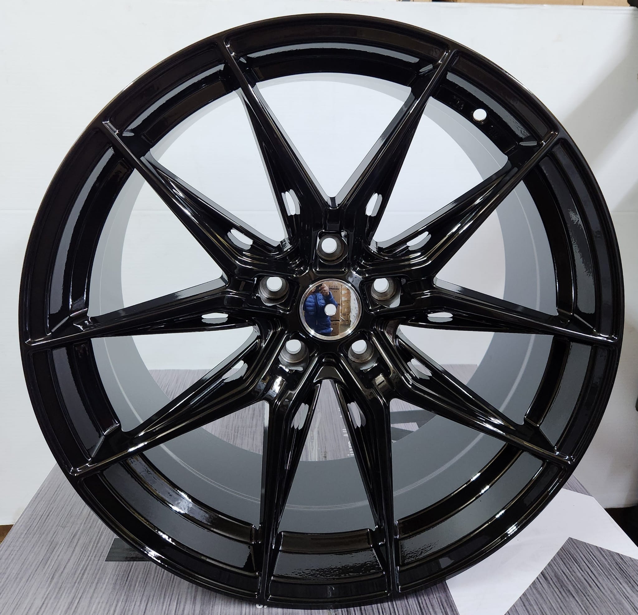 PEGASUS-5559 Si-04 AF-04 20x9.0 5x112 / 5x114.3 GLOSS BLACK