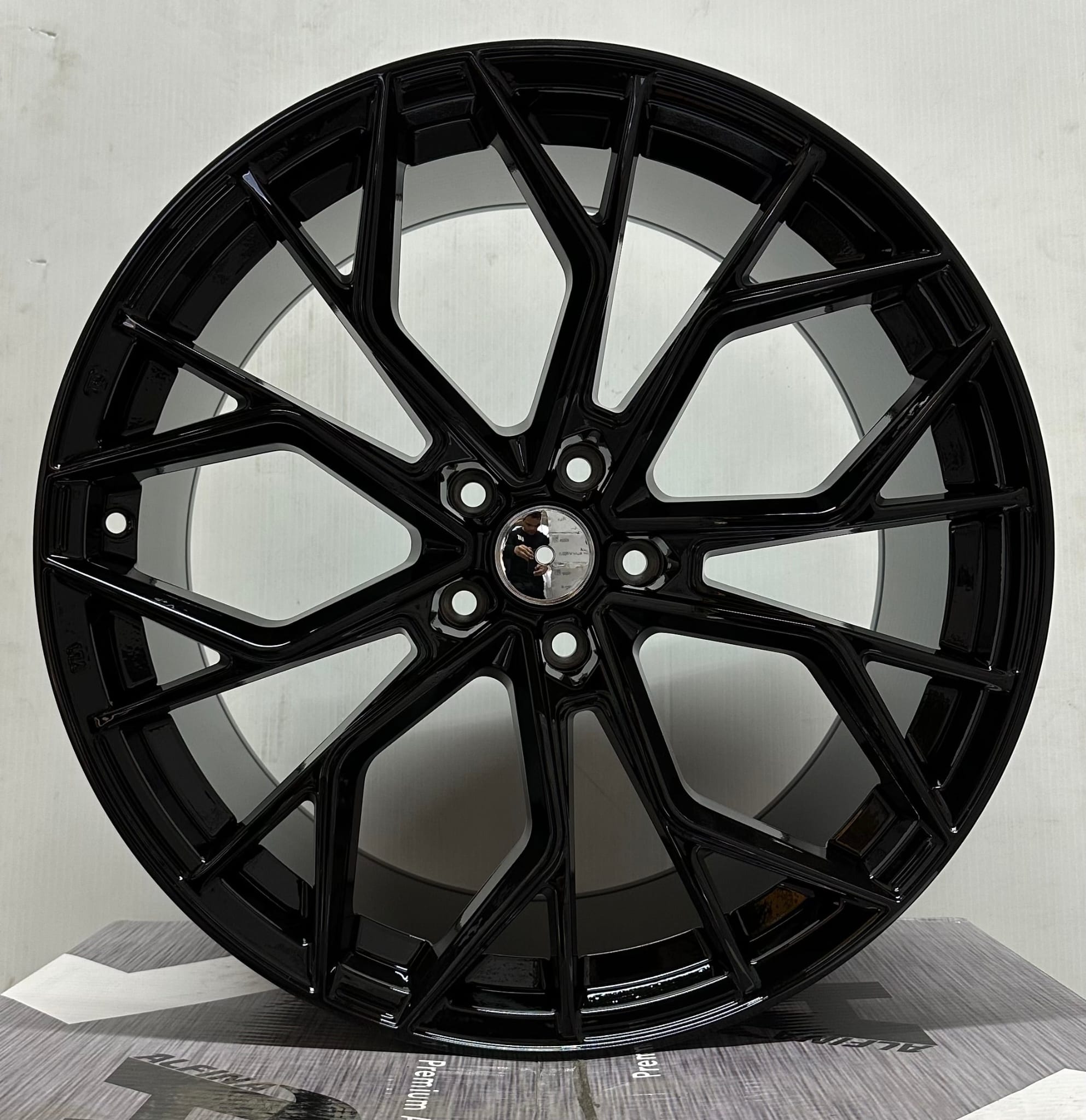 PEGASUS-5558 AF03 22x9.0 5x112 / 5x114.3 GLOSS BLACK