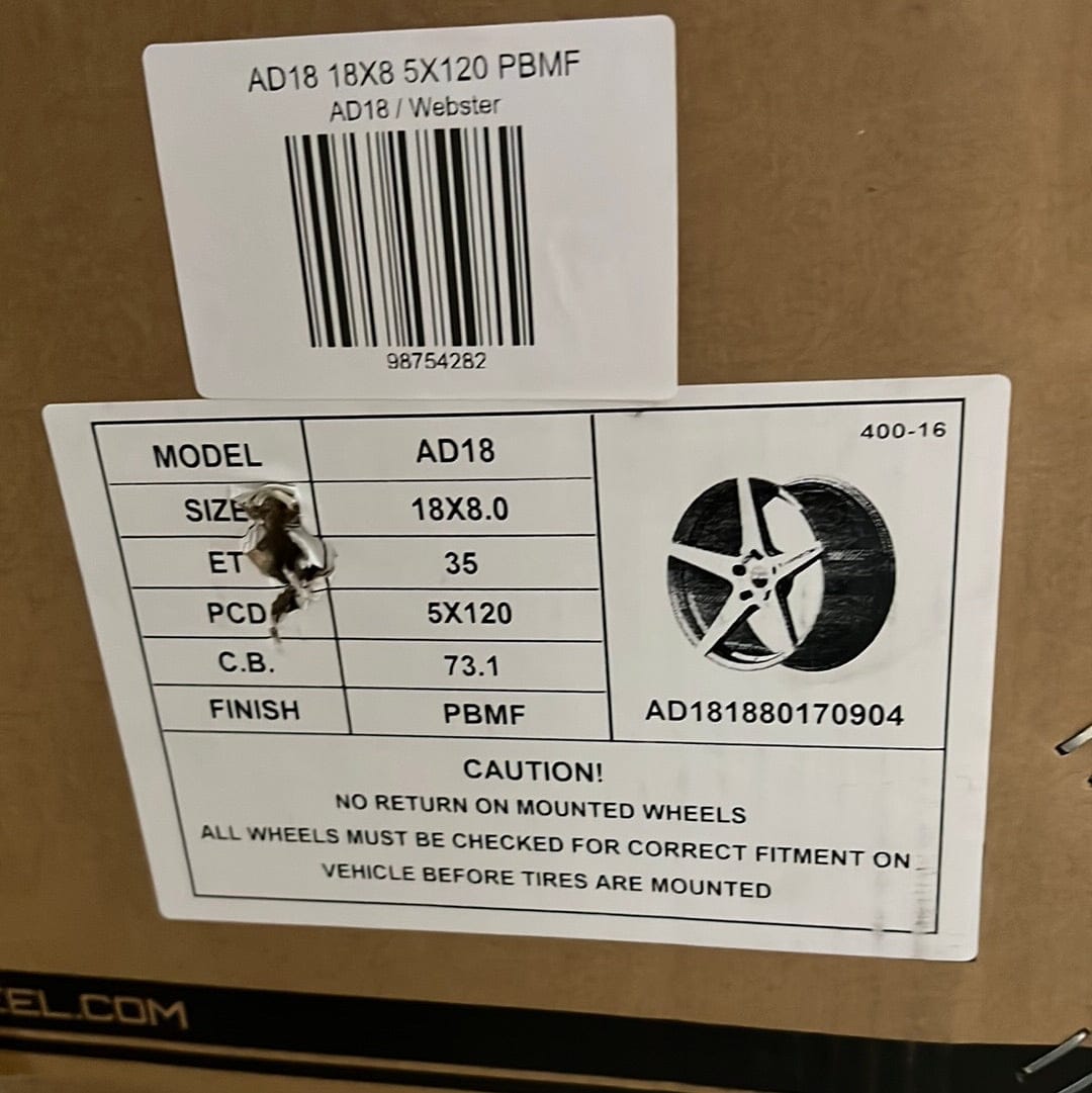 AD18 18X8 5X120 PBMF