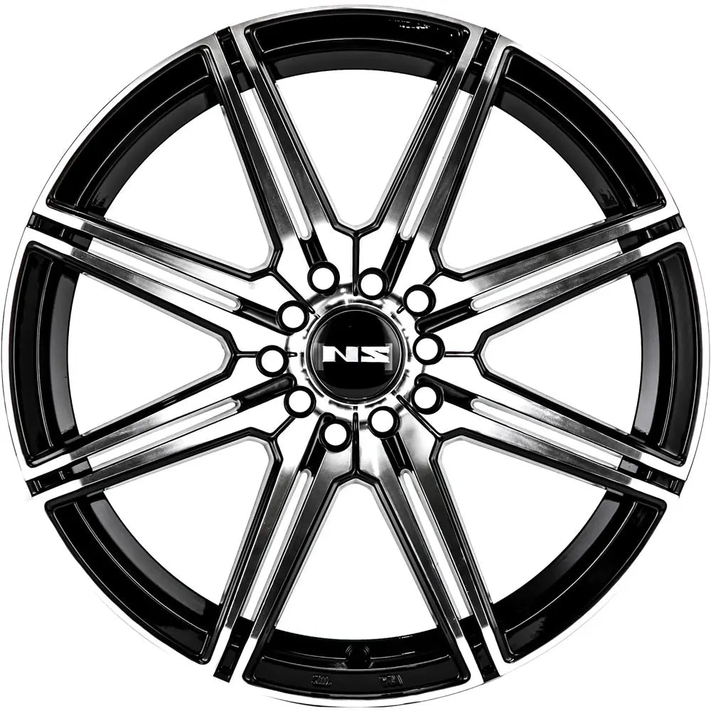 NS 1603 15X7.0 4X100 4X4,5 BLACK  MACHINED FACE