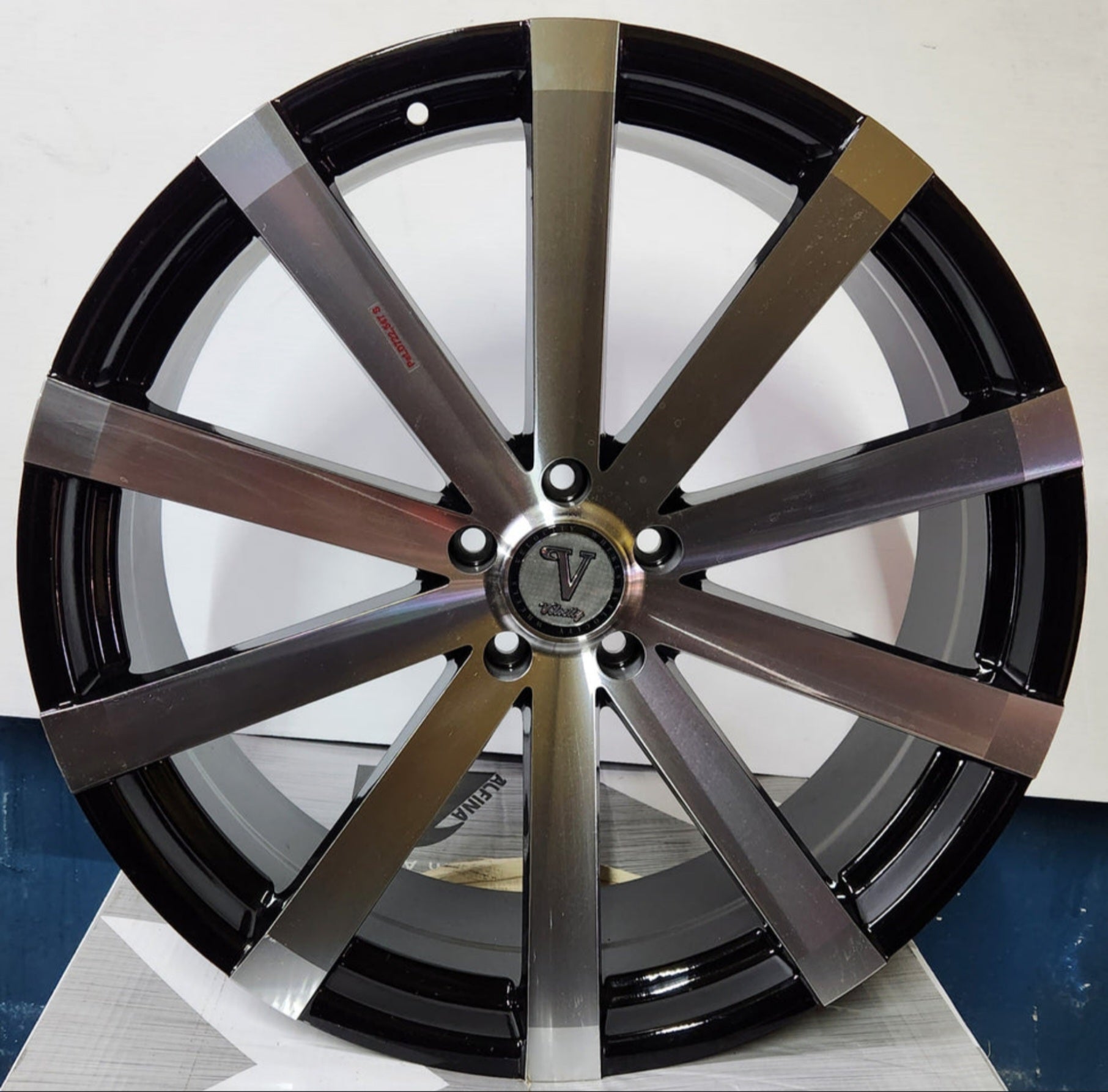 Velocity VW12A WHEELS 22x9 5x120 b+m