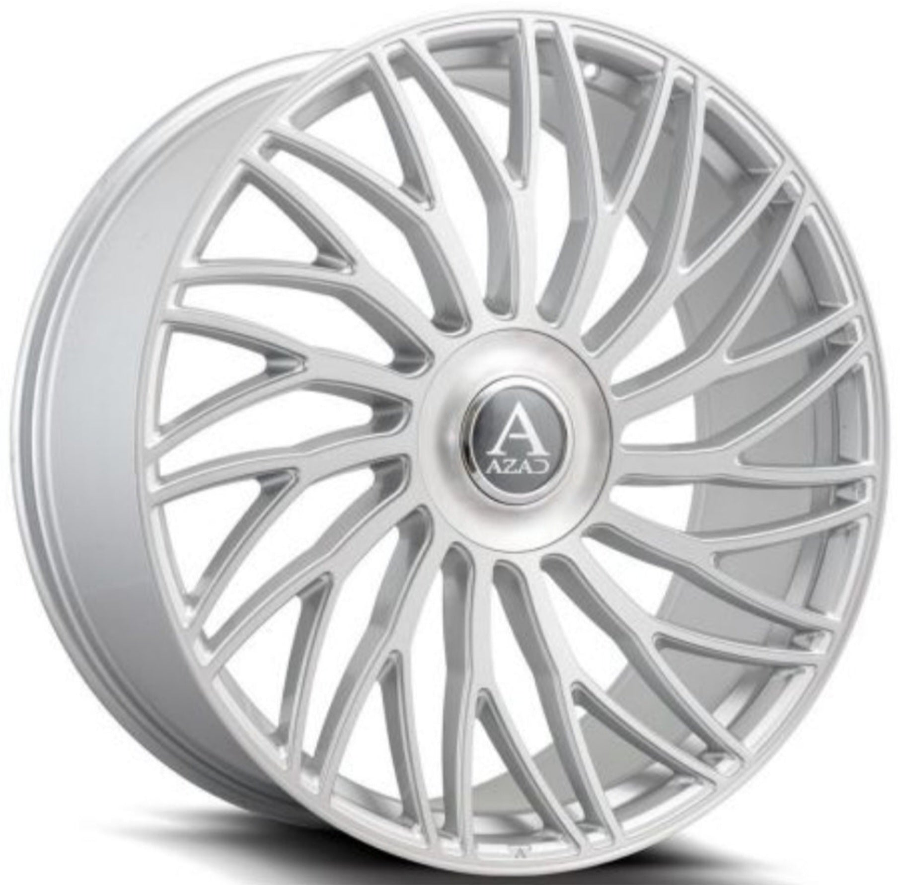 AZ71 24X10 5X130 BRUSHED SILVER