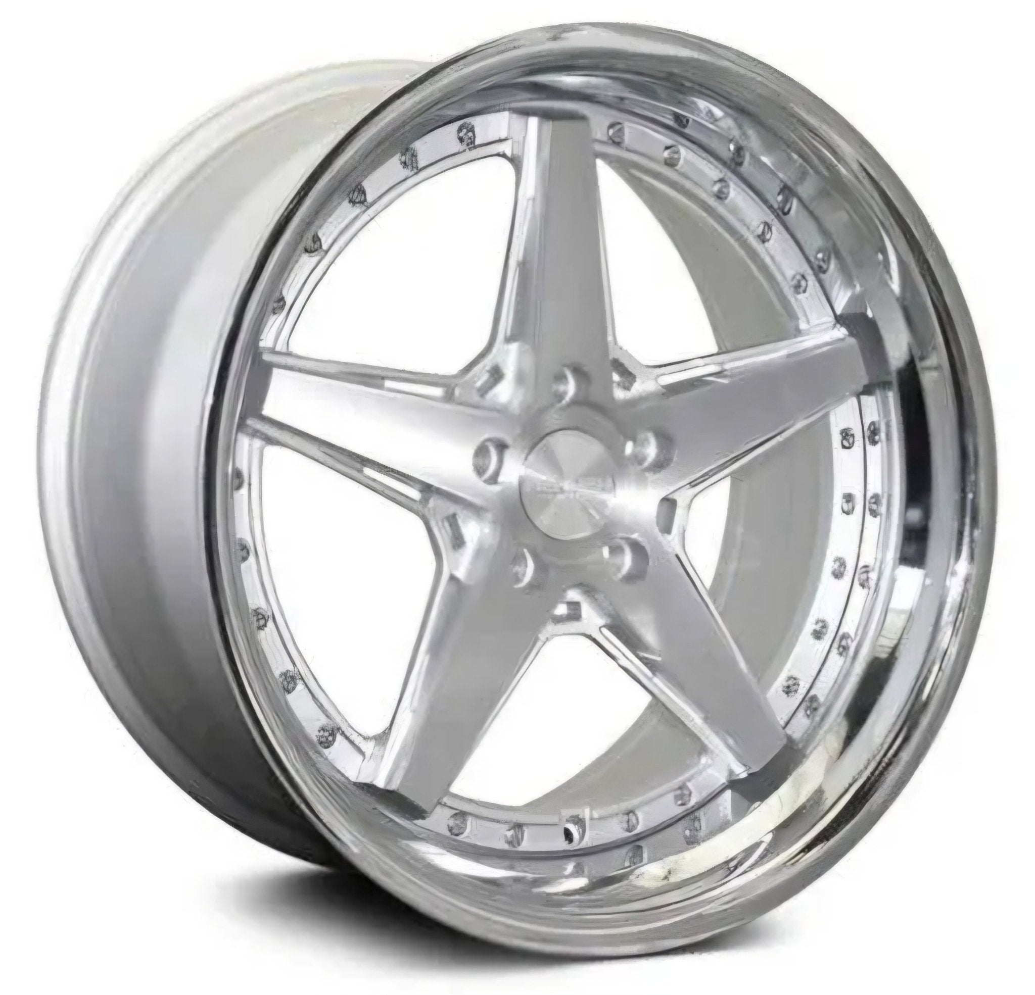 RENNEN CSL7 20x10.5 5x114.3 SILVER BRUSHED / CHROME SSL LIP