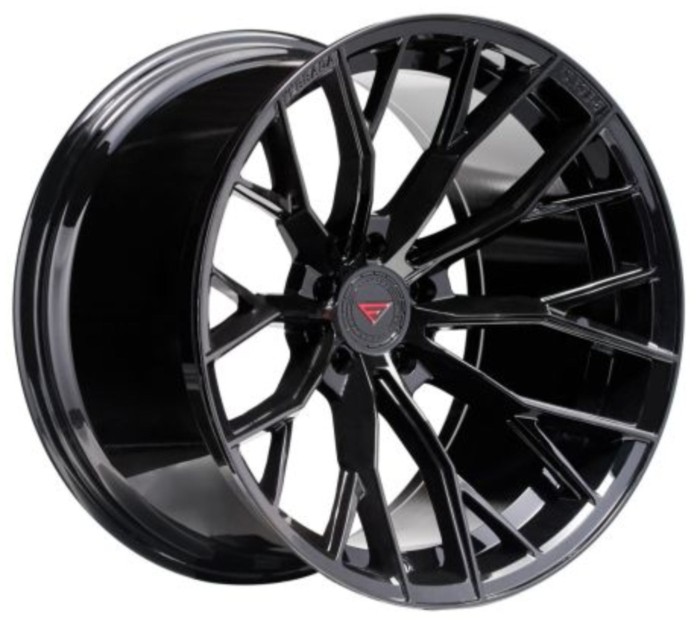 FERRADA FORGE-8 FR9 20x12 5x115 ET0 CB 71.6mm GLOSS BLACK  EXTREME CONCAVITY