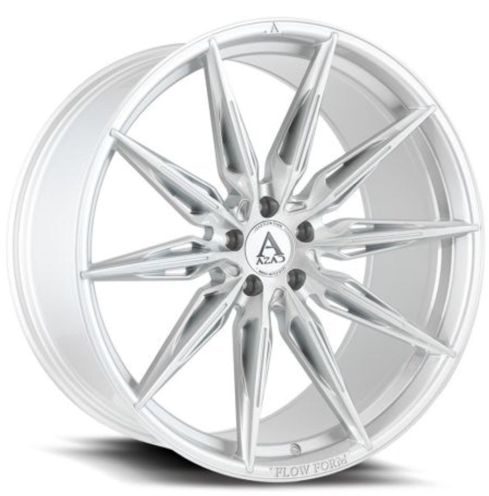 AZAD AZFF02 20X9 5X114.3 BRUSHED SILVER