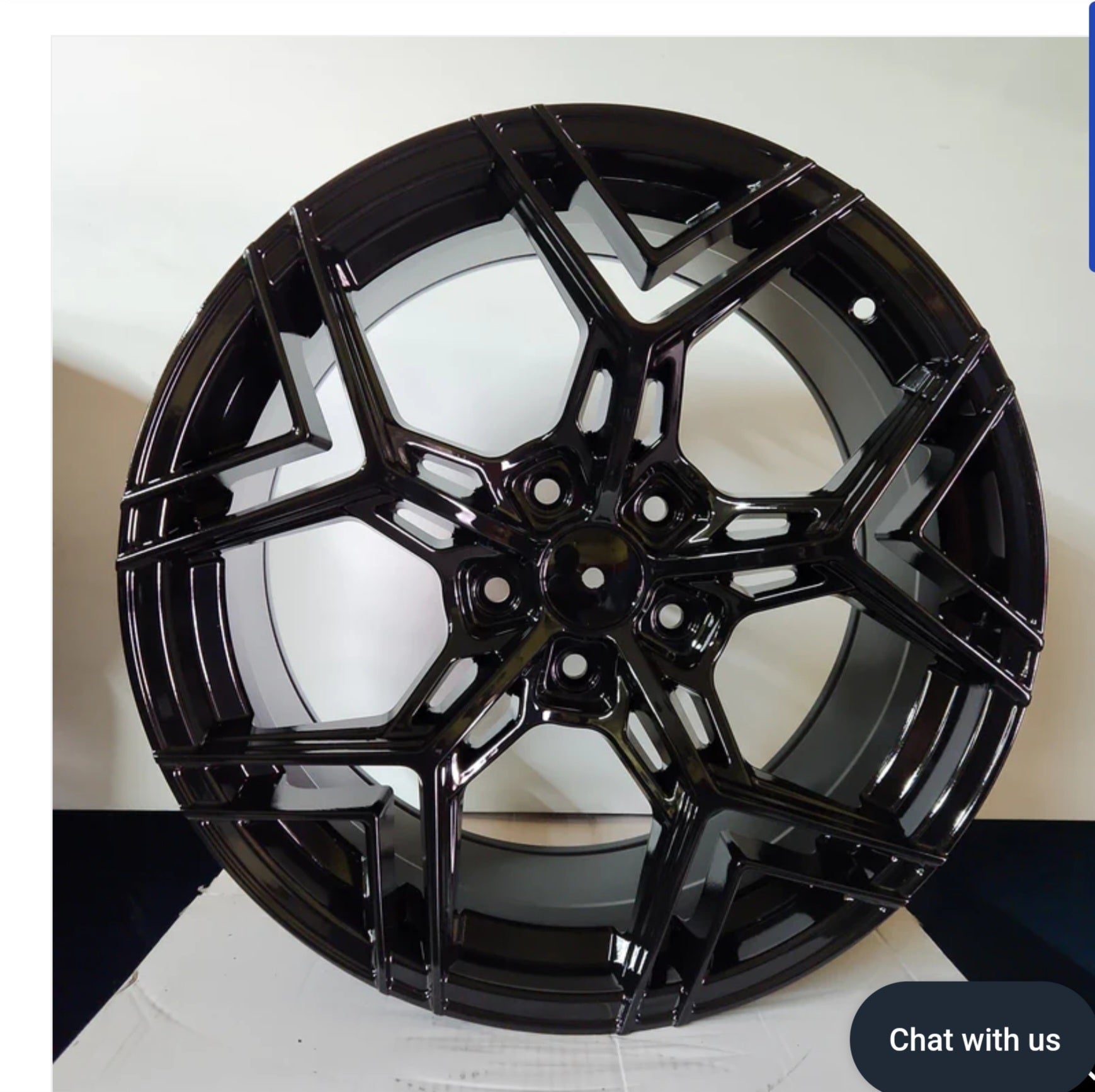 ZS074 WORKS VS100 18X8.5 5X100 PIANO BLACK
